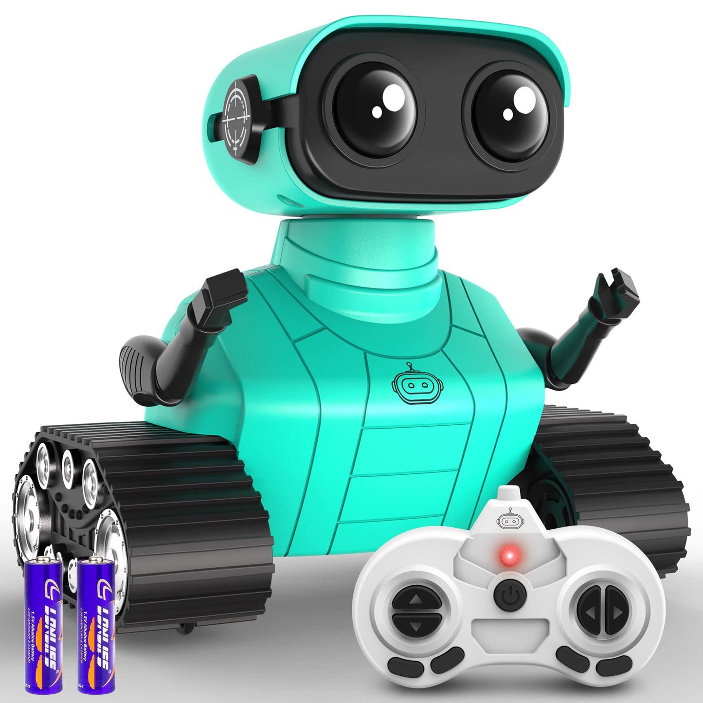 Hamourd Robot Toys for Boys Girls, Emo Robot with Walkie-Talkie Function, Gesture Sensing, Flexible Head & Arms, Programming Motion, Dance Moves, Music, Multi-Mode LED Eye, Toys for Ages