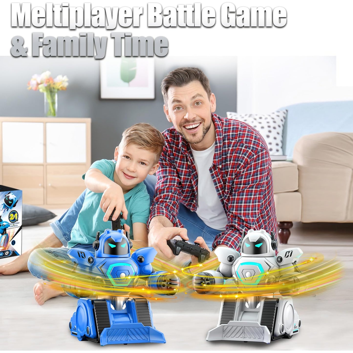OBEST Remote Control Fighting Robots Set