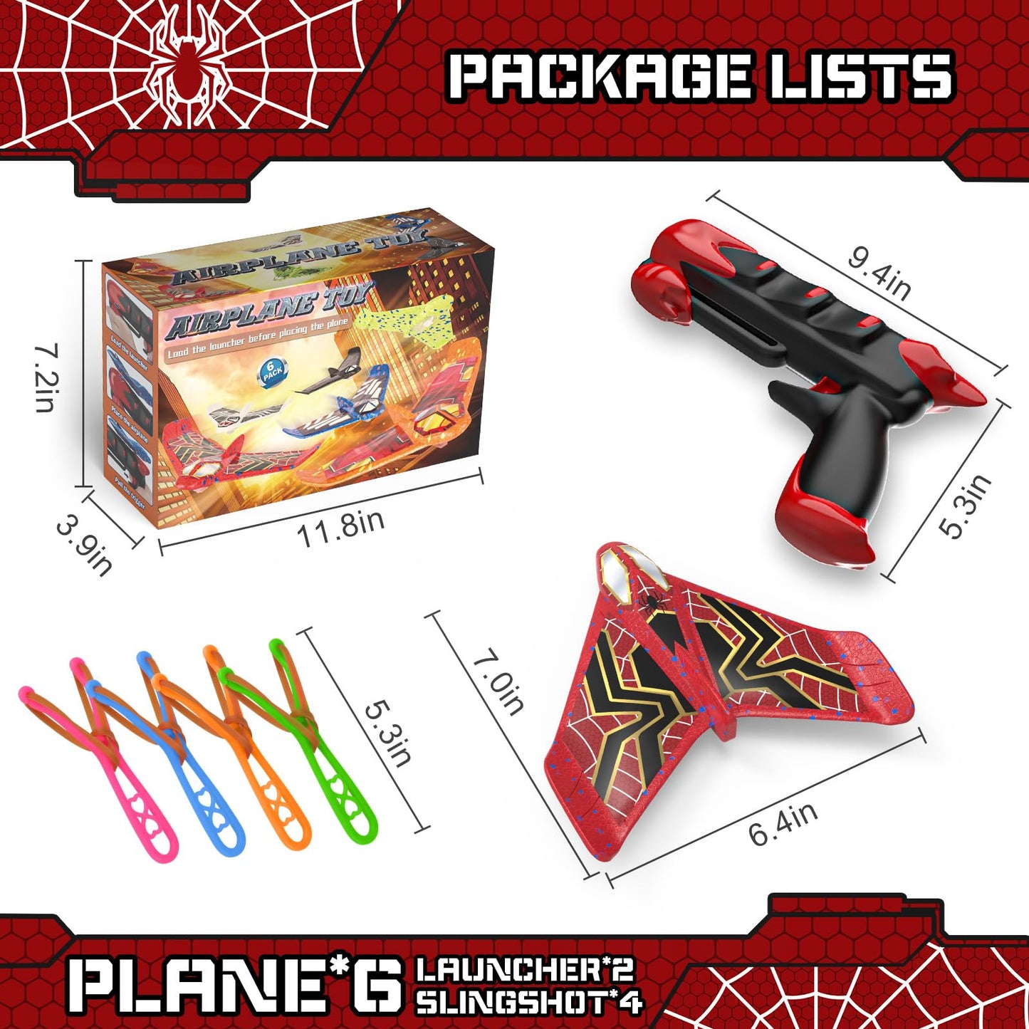 3 Pack Airplane Launcher Toys,