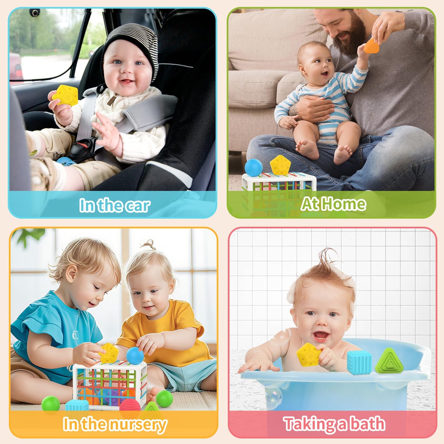 Multi Sensory Shape Montessori Toys