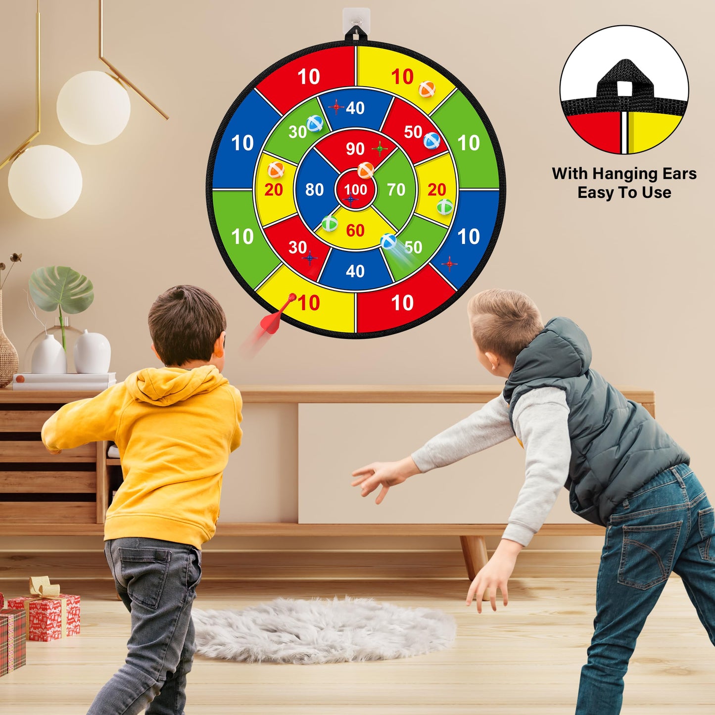 Large Dart Board for Kids