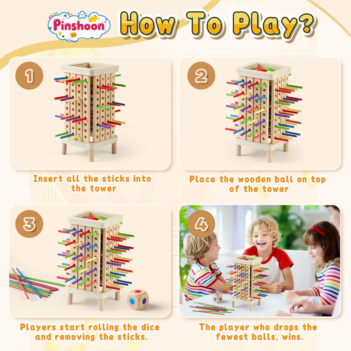 Montessori Game Wooden Board Game