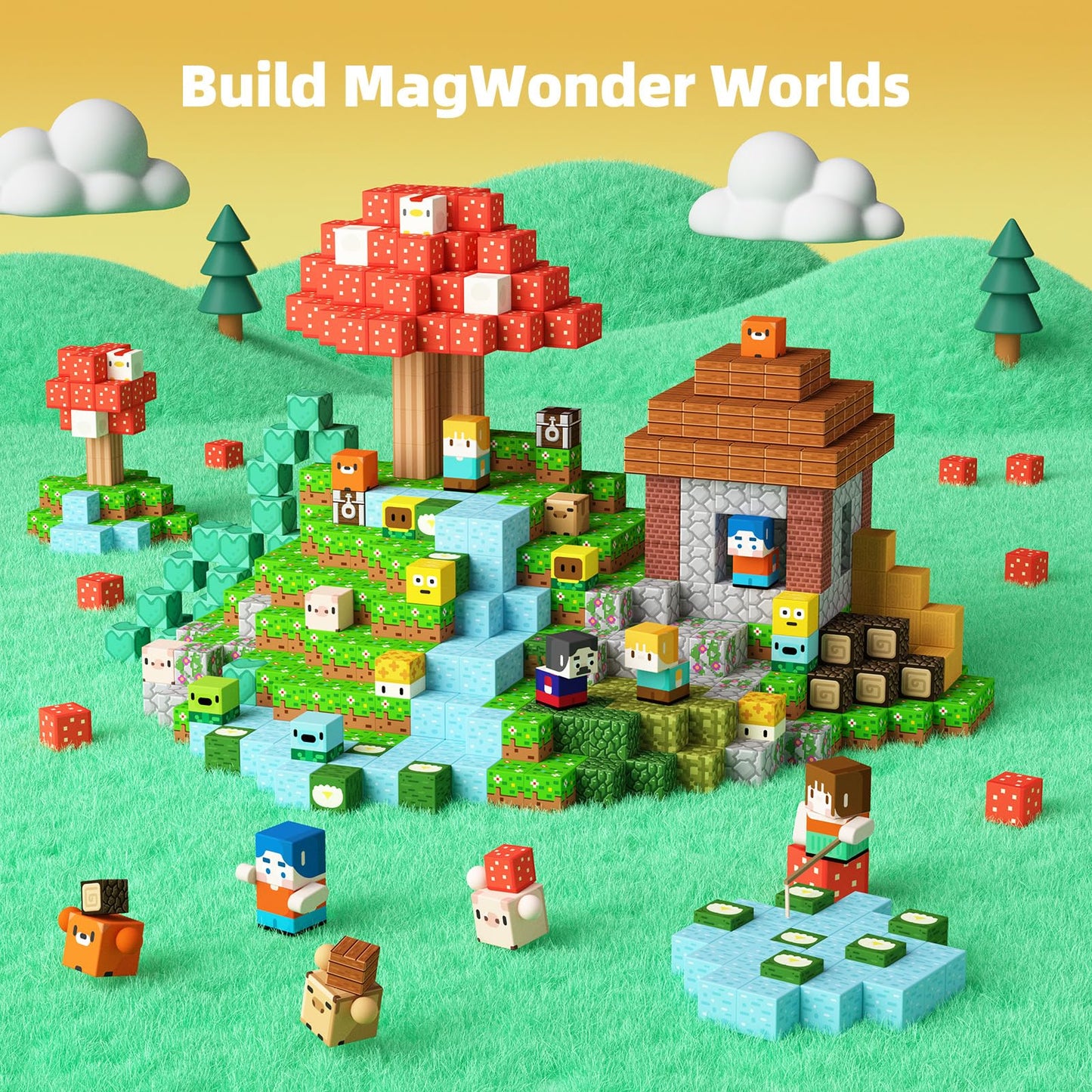 Magnetic Building Blocks