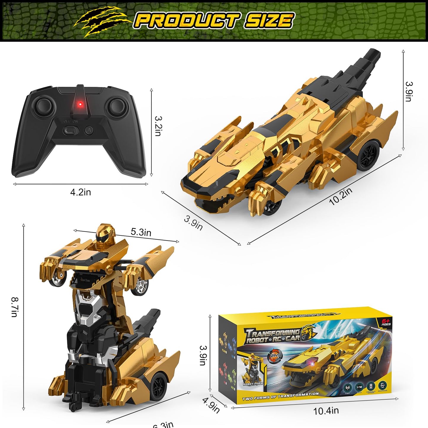 Dinosaur Transform Rc Cars