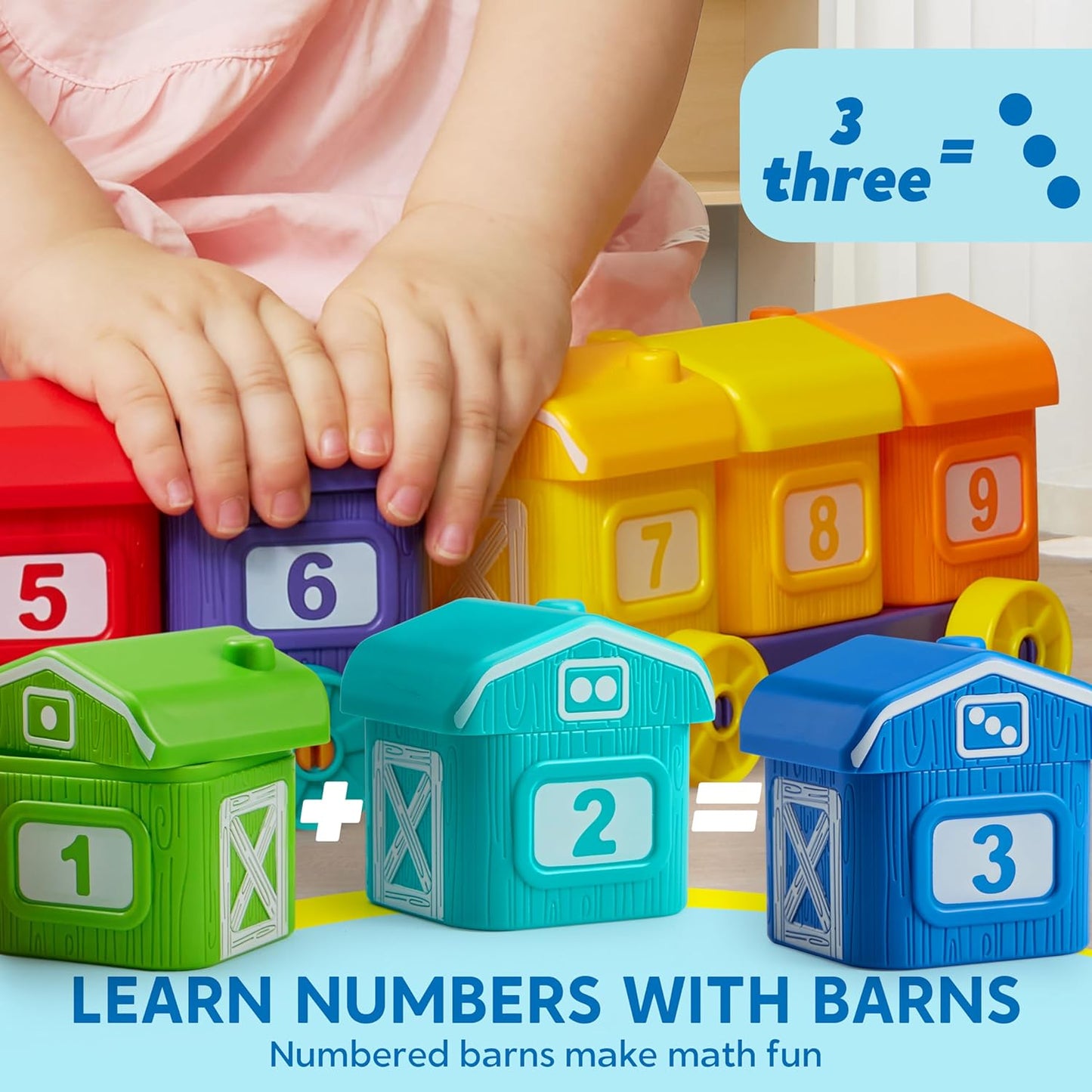 Matching & Sorting Montessori Train Toys