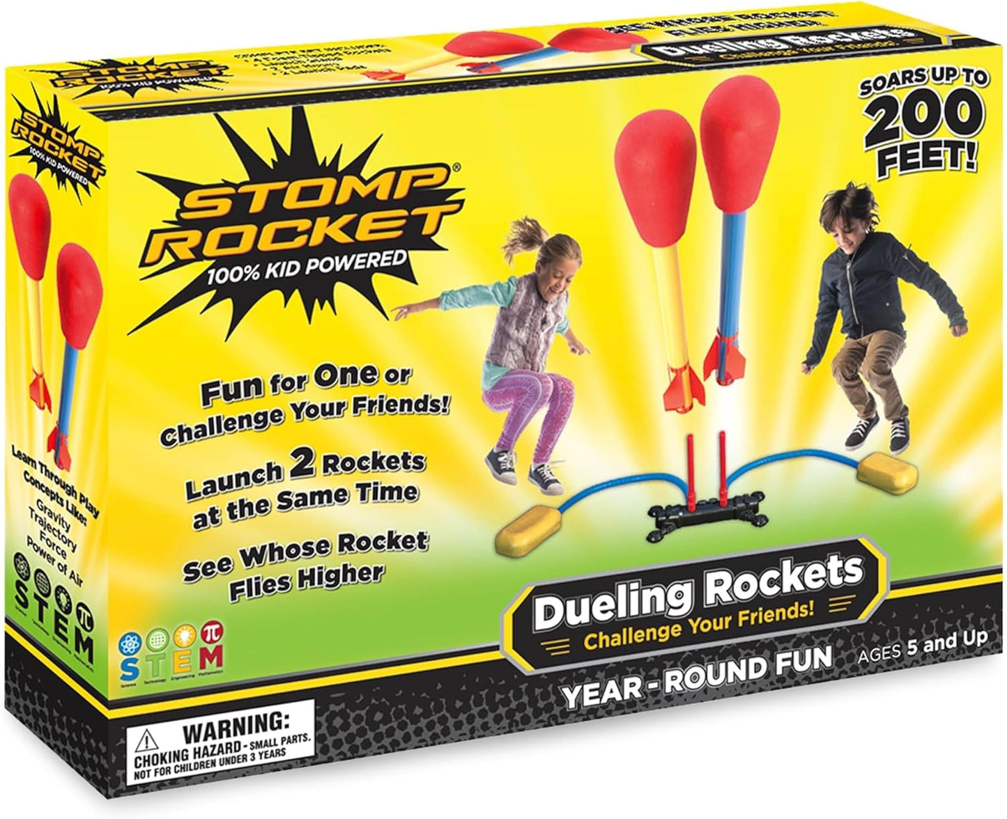 Stomp Dueling Rocket Launcher for Kids