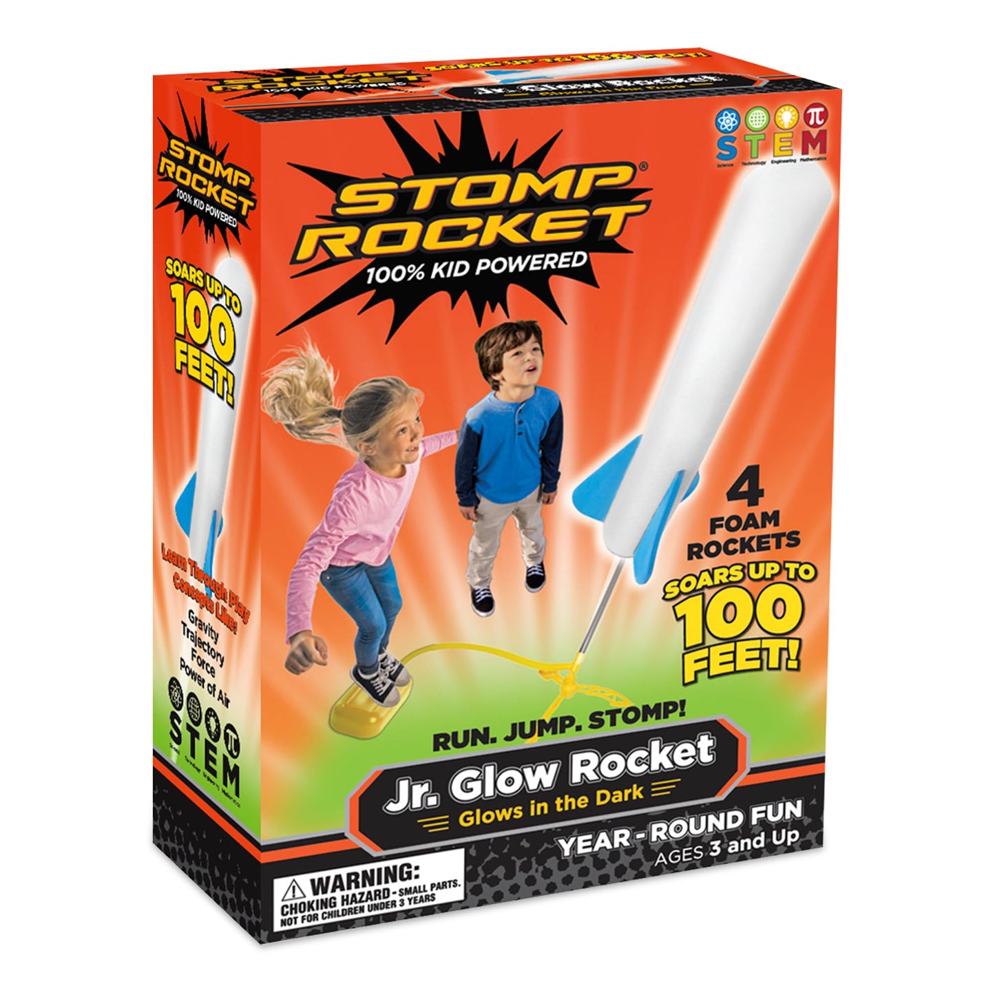 Stomp Rocket Jr Multi-Color Rocket Launcher for Kids