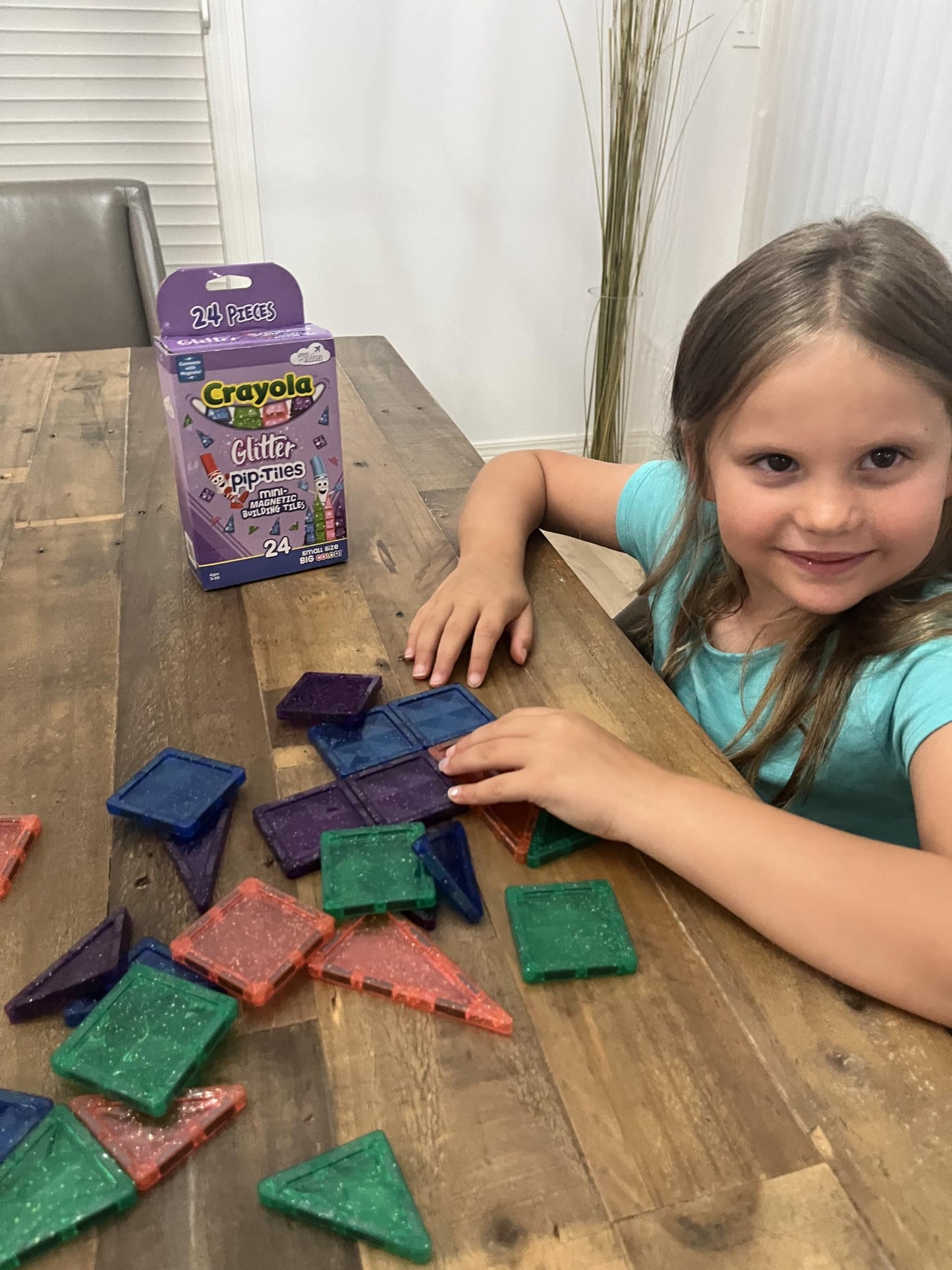 Crayola Mini Magnetic PIP-Tiles, Bold Colors