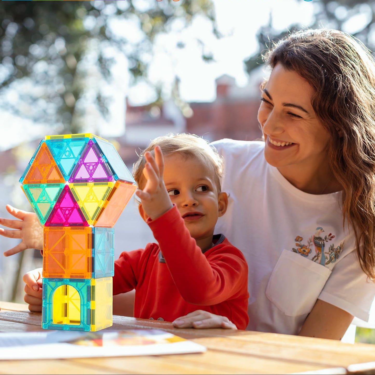 Magnetic Tiles Car Set Truck Kit Toys