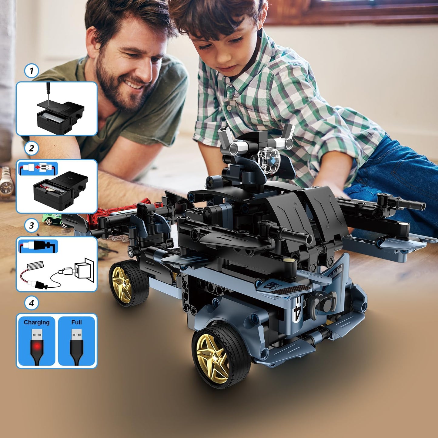 STEM Building Toys for Kids, Educational Building Blocks