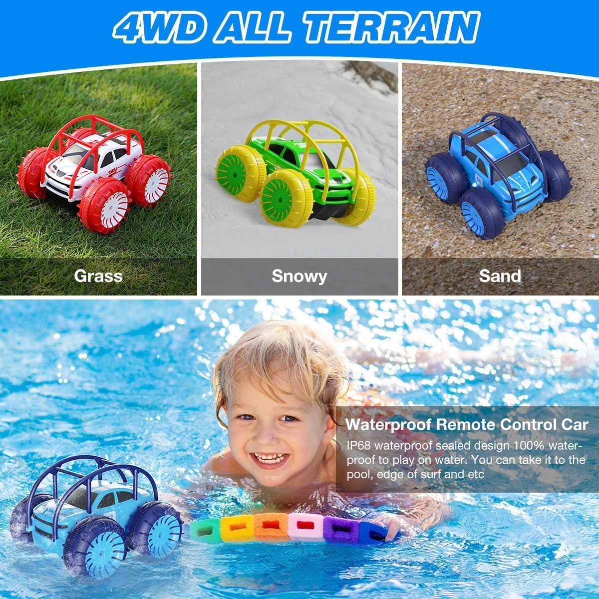 MaxTronic Amphibious Remote Control Car