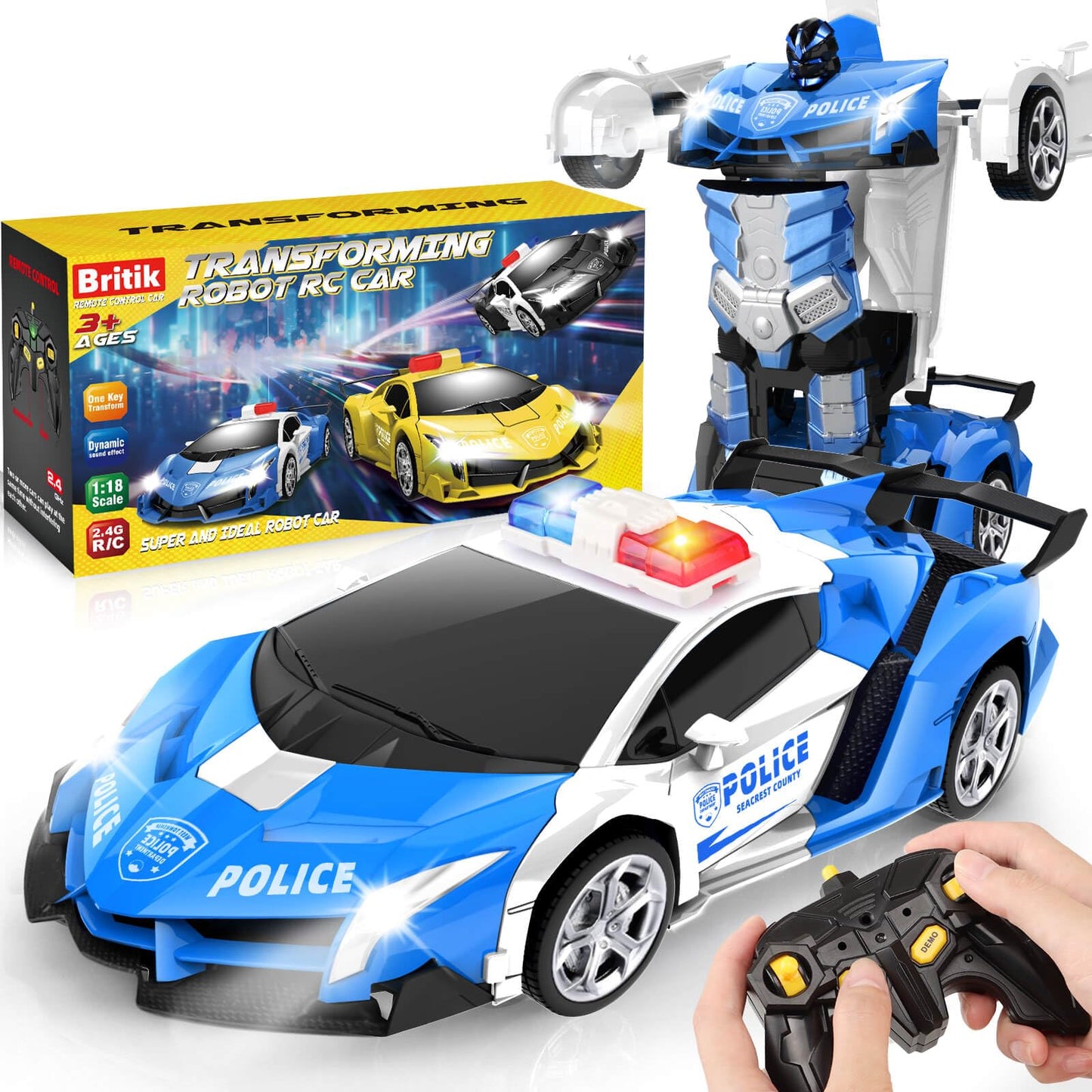 Transform Remote Control Car Toy for Kids