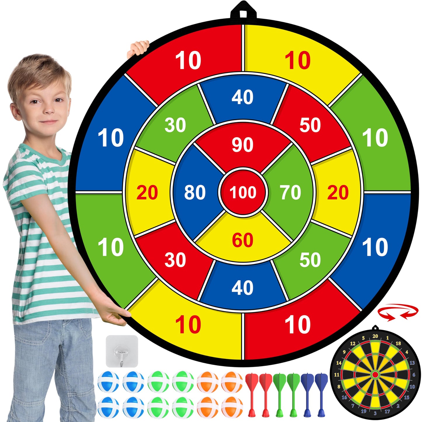 Large Dart Board for Kids