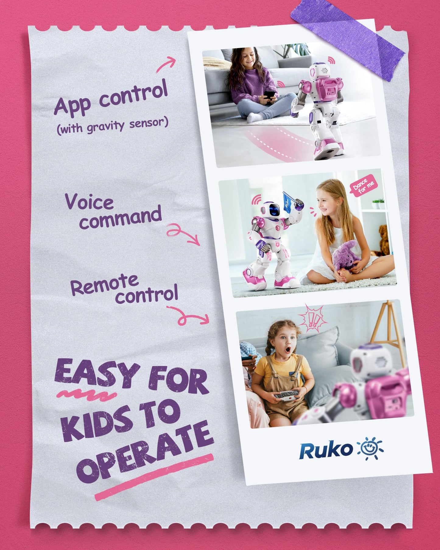 Ruko 1088 Smart Robots for Kids