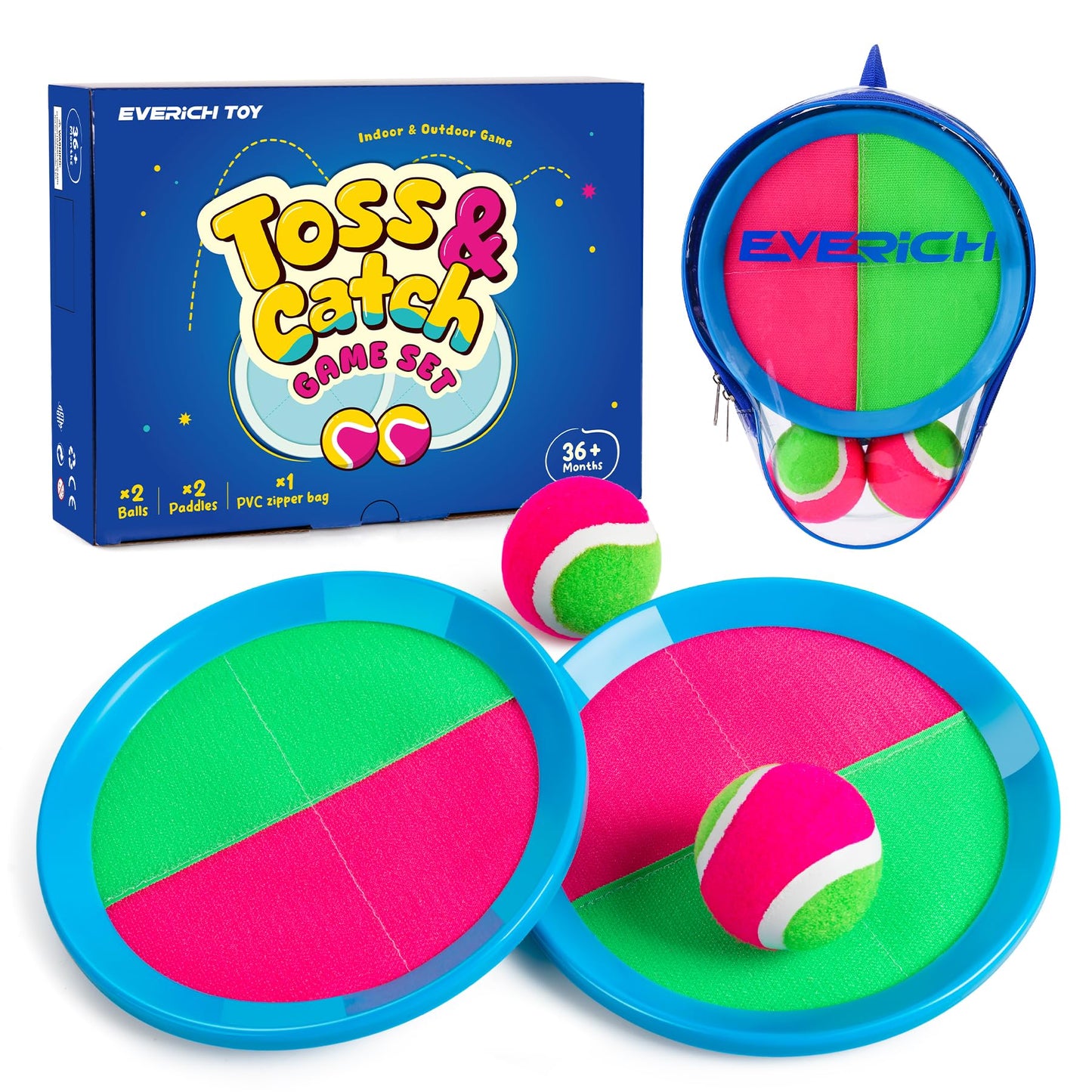 Upgraded Toss and Catch Ball Game Set
