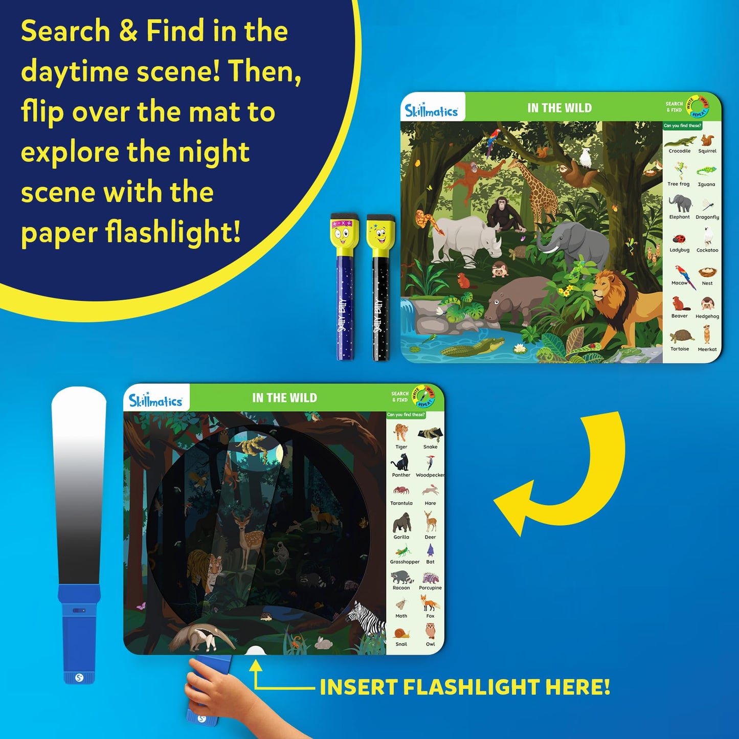 Skillmatics Search and Find Disney Princess Educational Game - Reusable Preschool Learning Activities, Perfect for Toddlers & Kids Who Love Toys, Art & Crafts, Gifts for Boys & Girls Ages 3, 4, 5, 6
