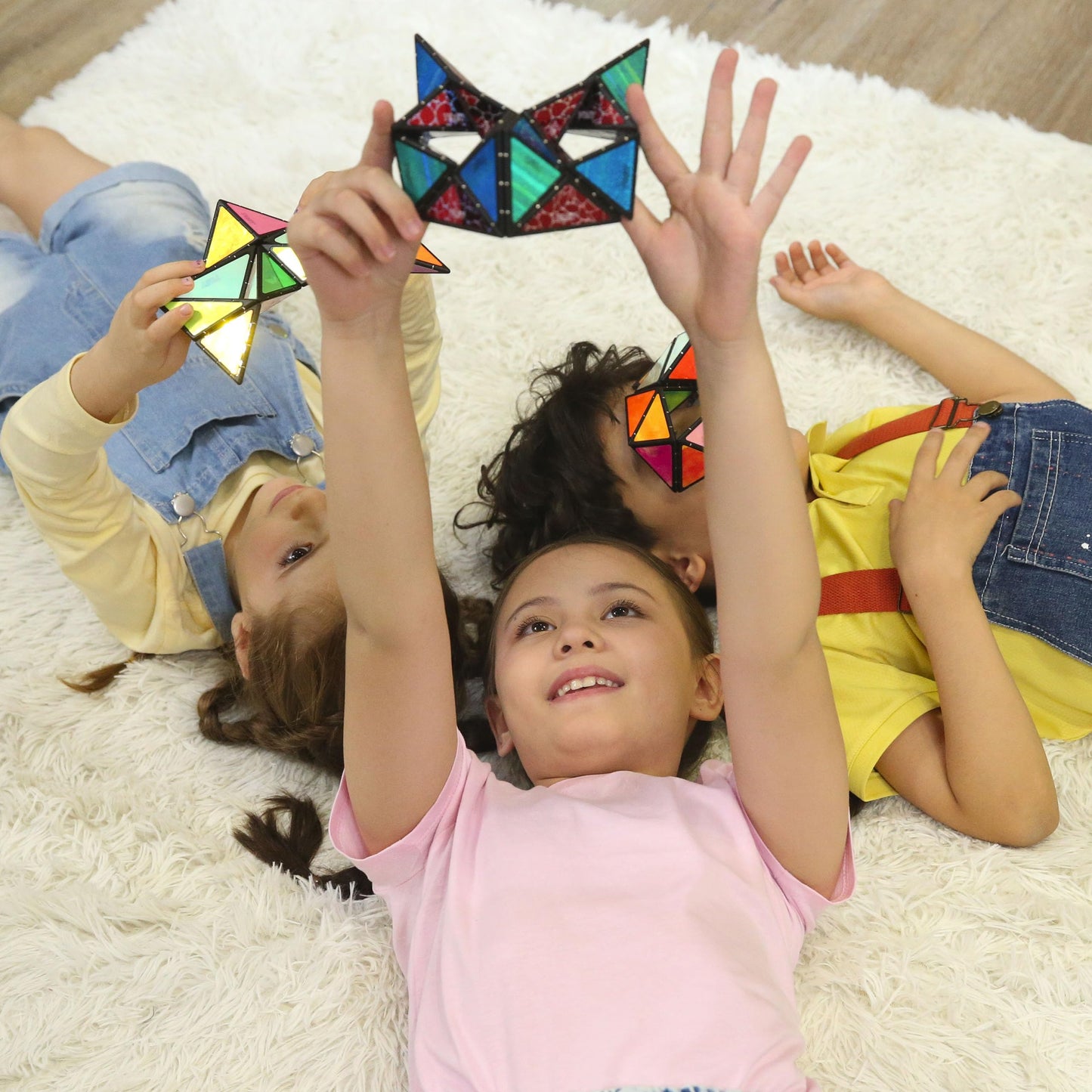 Magnets, Glowing, Holographic Pyramid Puzzle Game