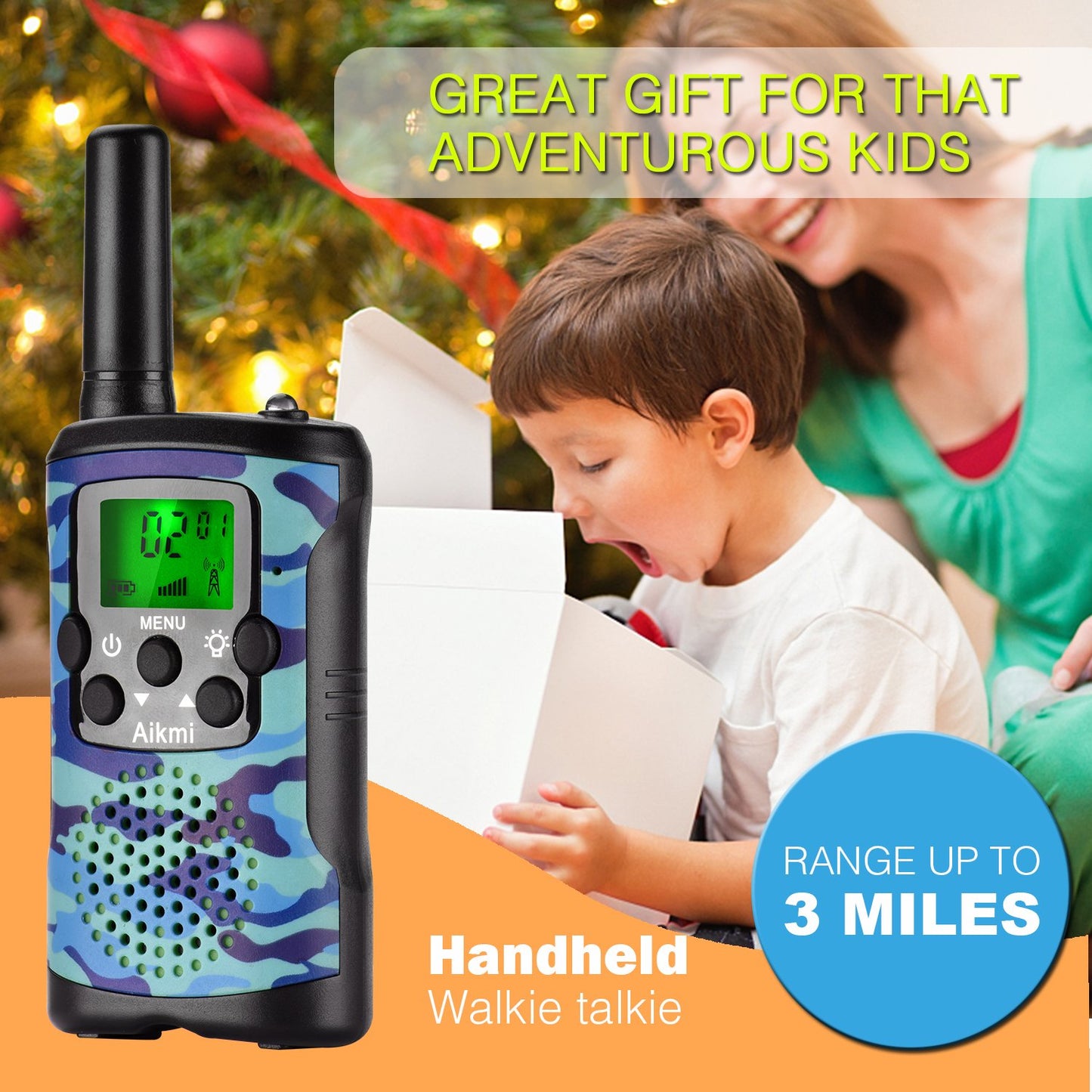 Handheld Walkie Talkies Durable Toy