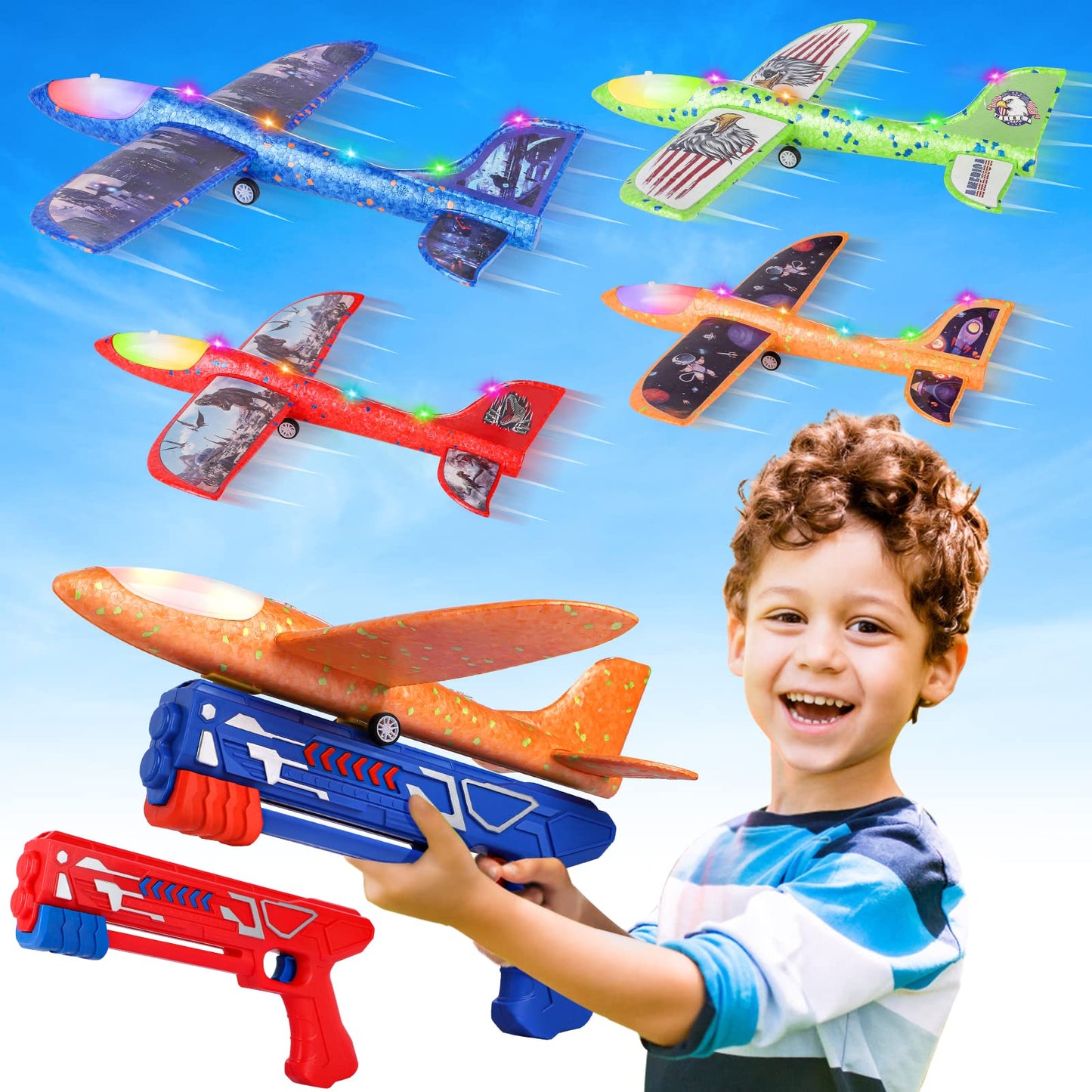 3 Pack Airplane Launcher Toys,