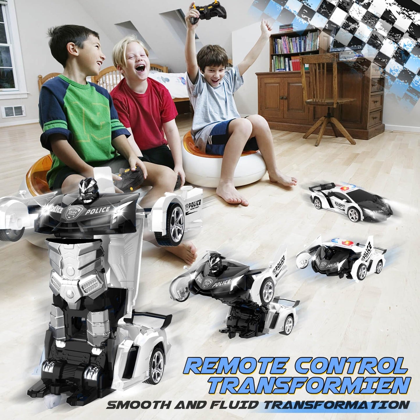 Transform Remote Control Car Toy for Kids