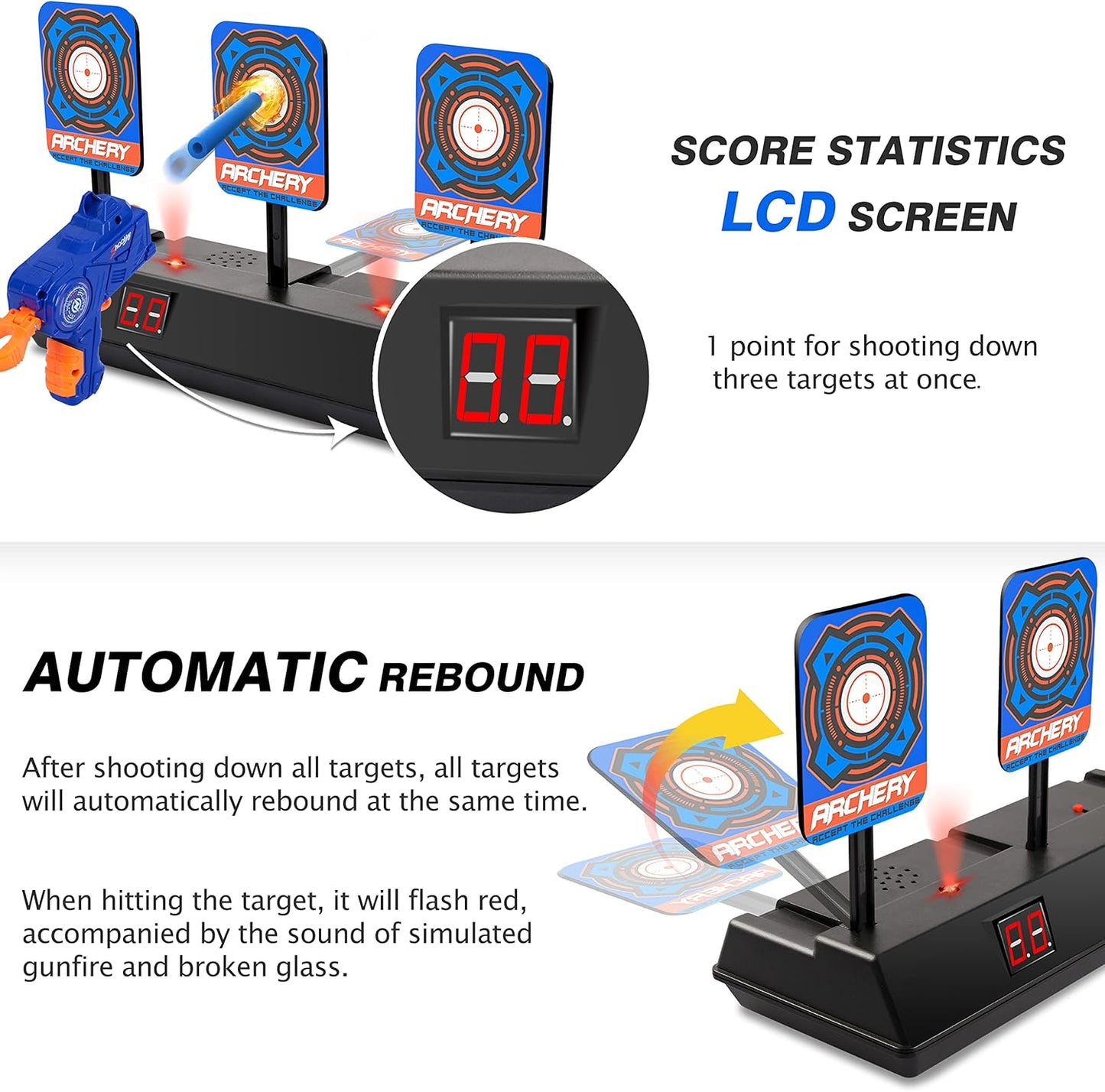 Electric Scoring Auto Reset Shooting