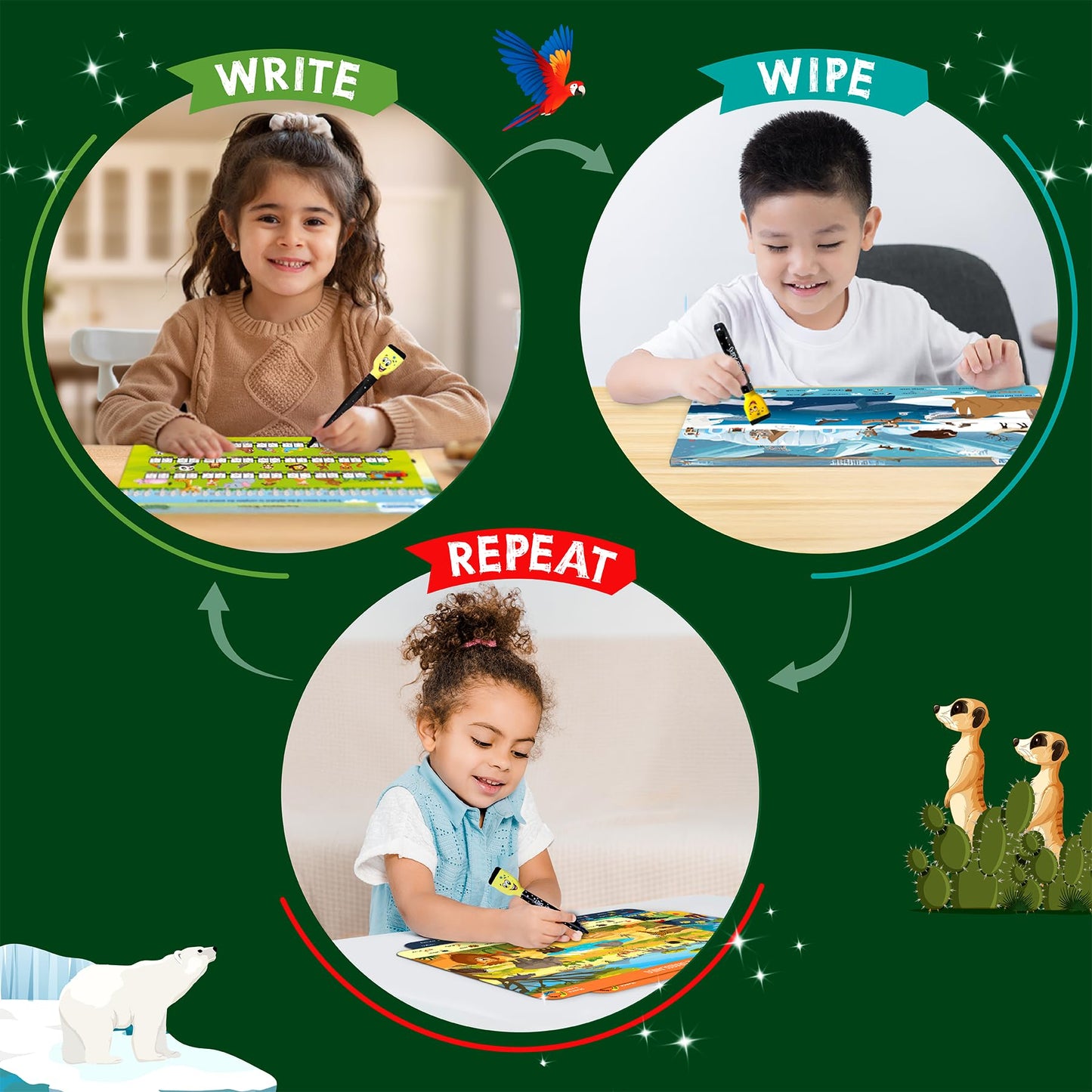 Skillmatics Search and Find Disney Princess Educational Game - Reusable Preschool Learning Activities, Perfect for Toddlers & Kids Who Love Toys, Art & Crafts, Gifts for Boys & Girls Ages 3, 4, 5, 6