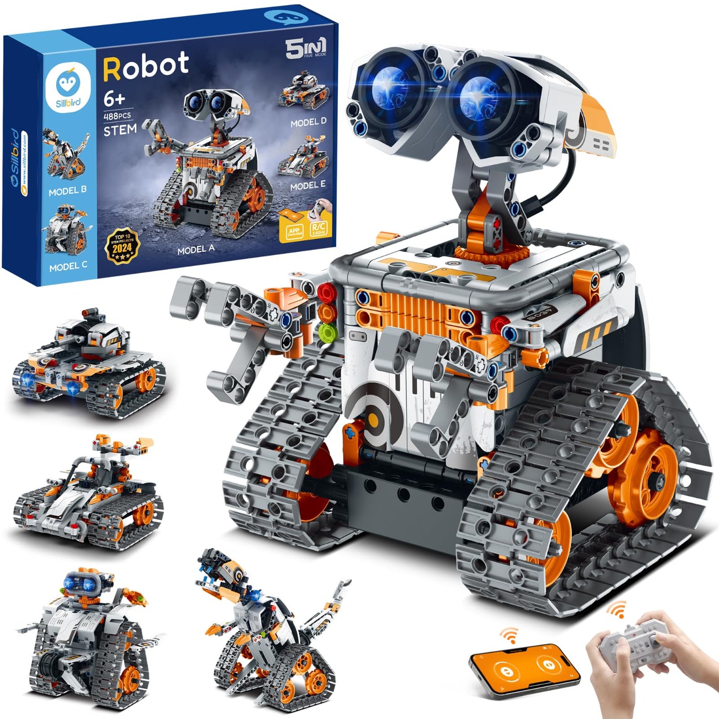 Robot Building Kit with Remote Control