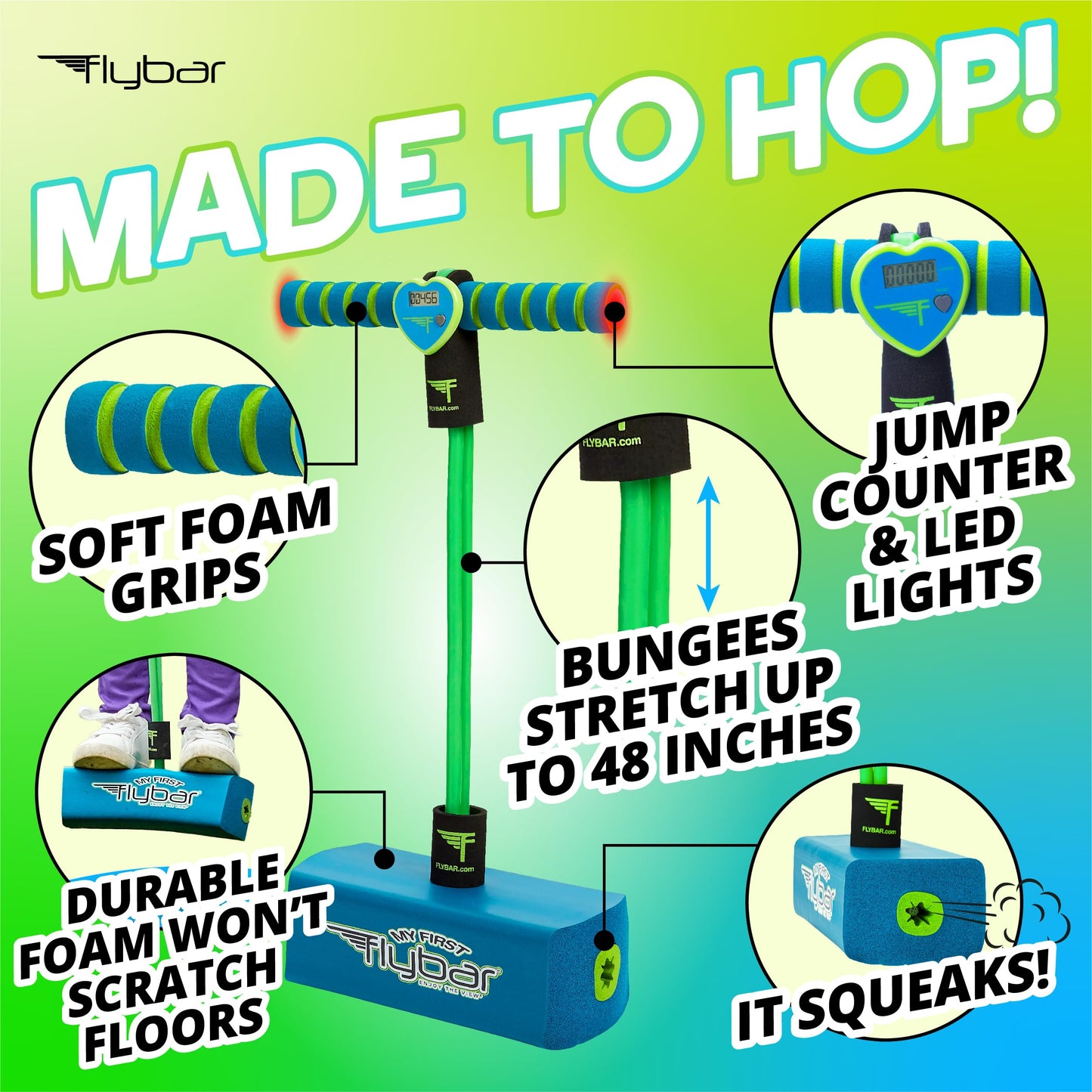 Flybar My First Foam Pogo Jumper for Kids