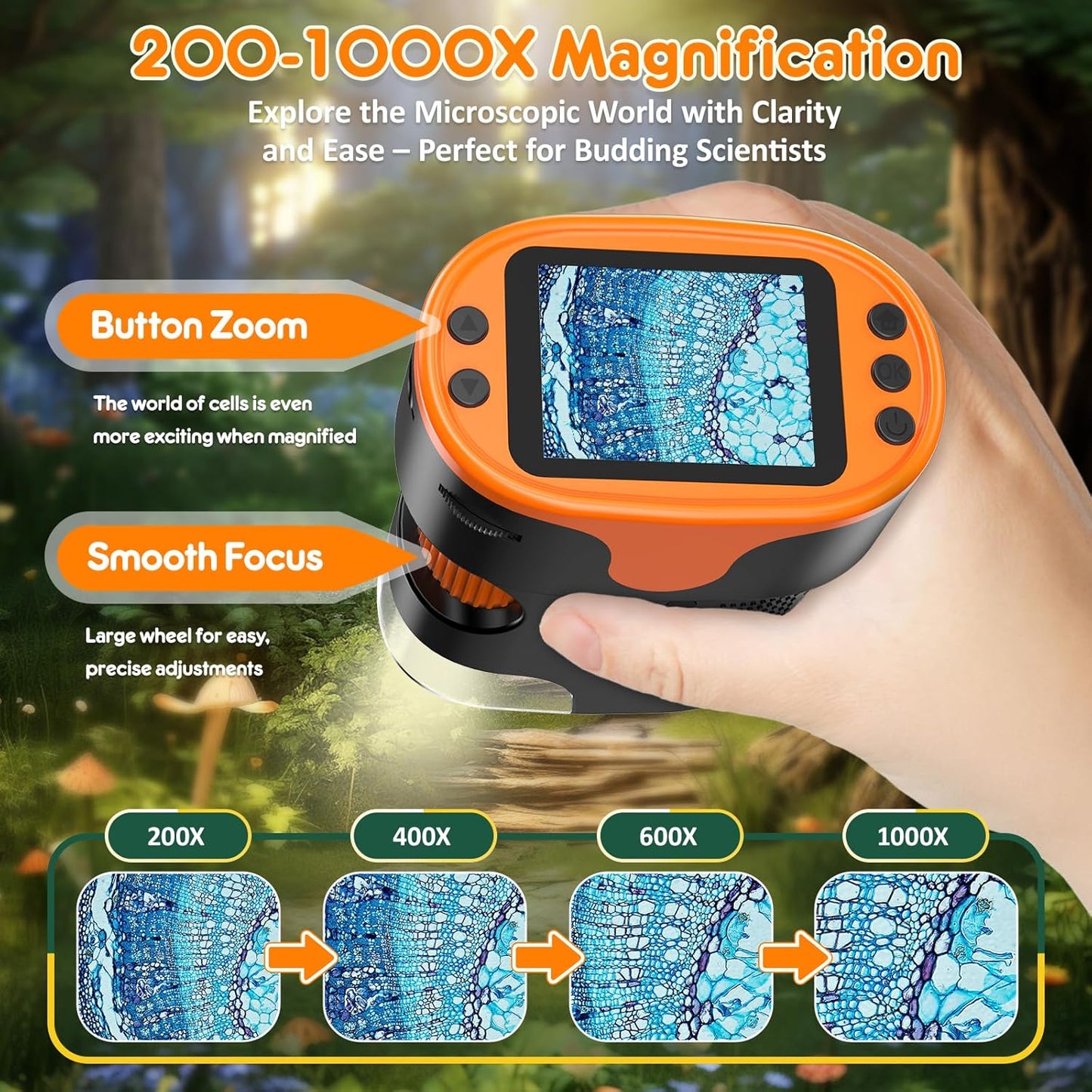 1000X Handheld Microscope