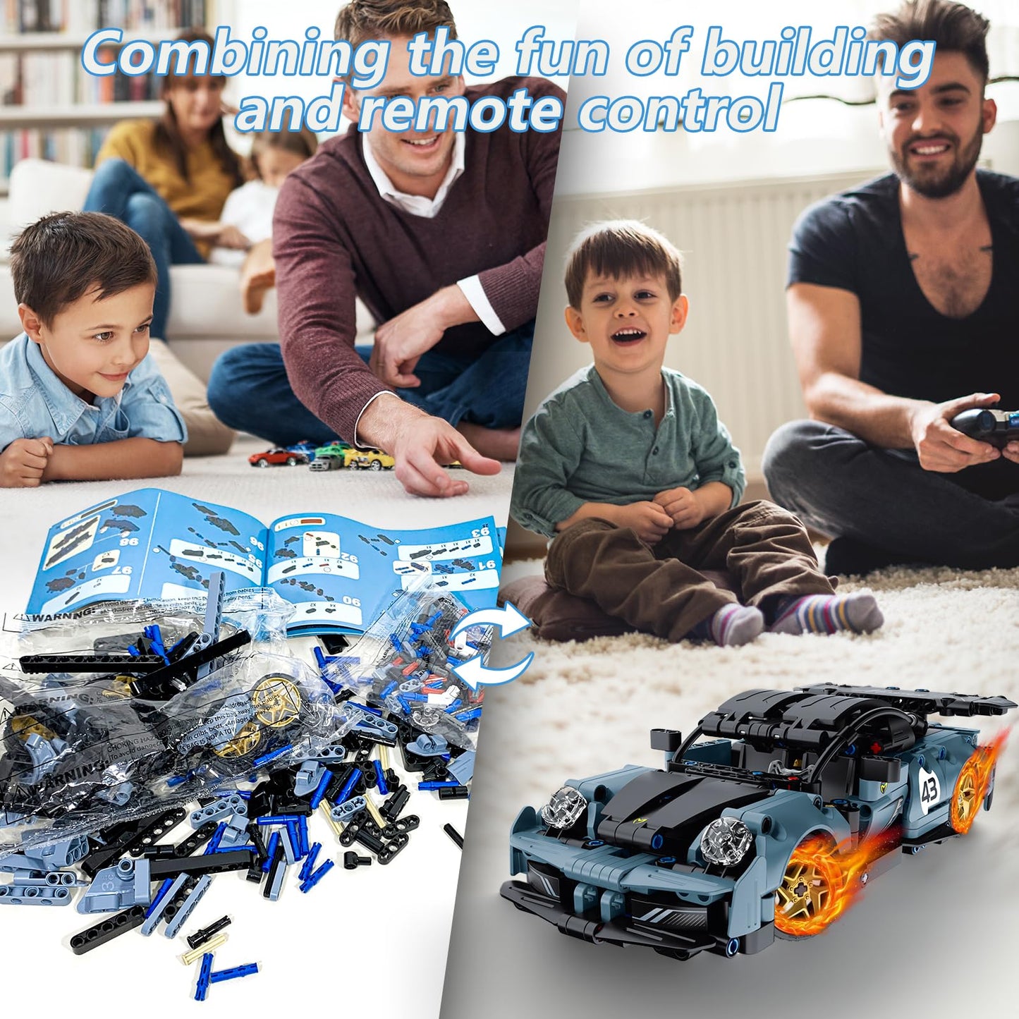 STEM Building Toys for Kids, Educational Building Blocks