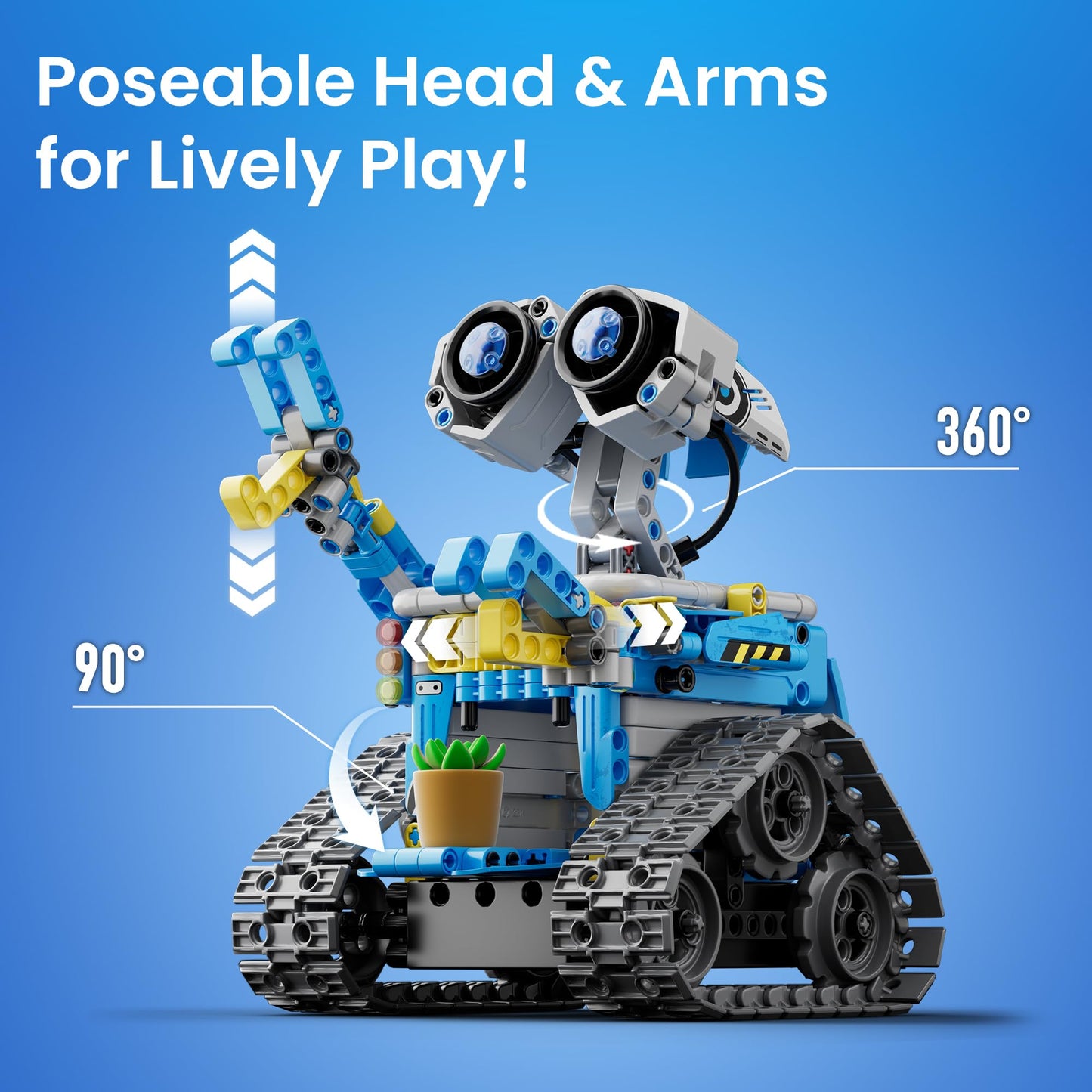 Robot Building Kit with Remote Control