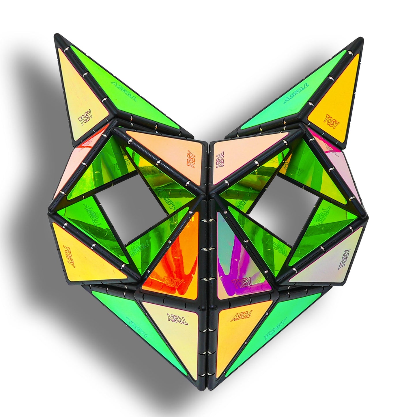 Magnets, Glowing, Holographic Pyramid Puzzle Game