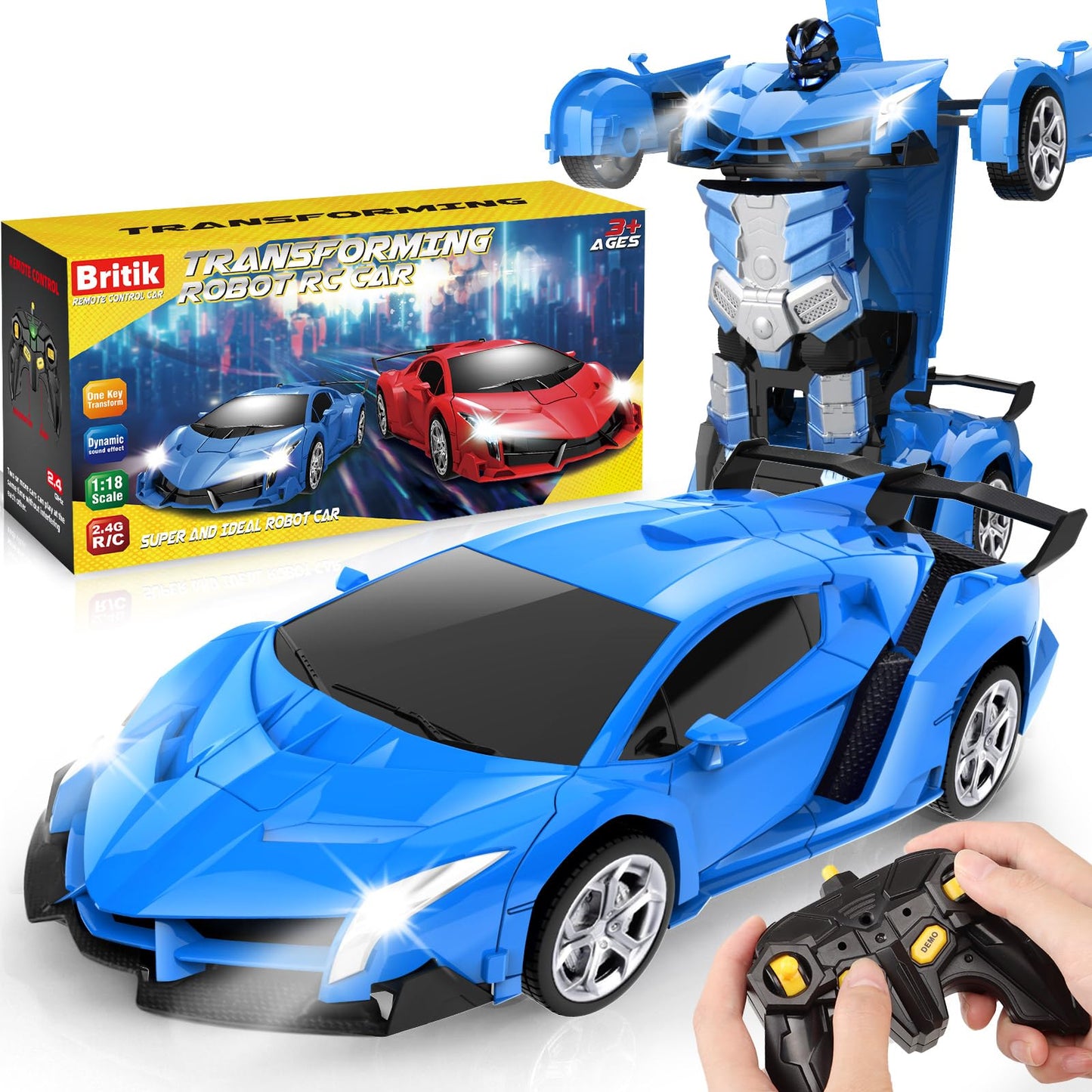 Transform Remote Control Car Toy for Kids