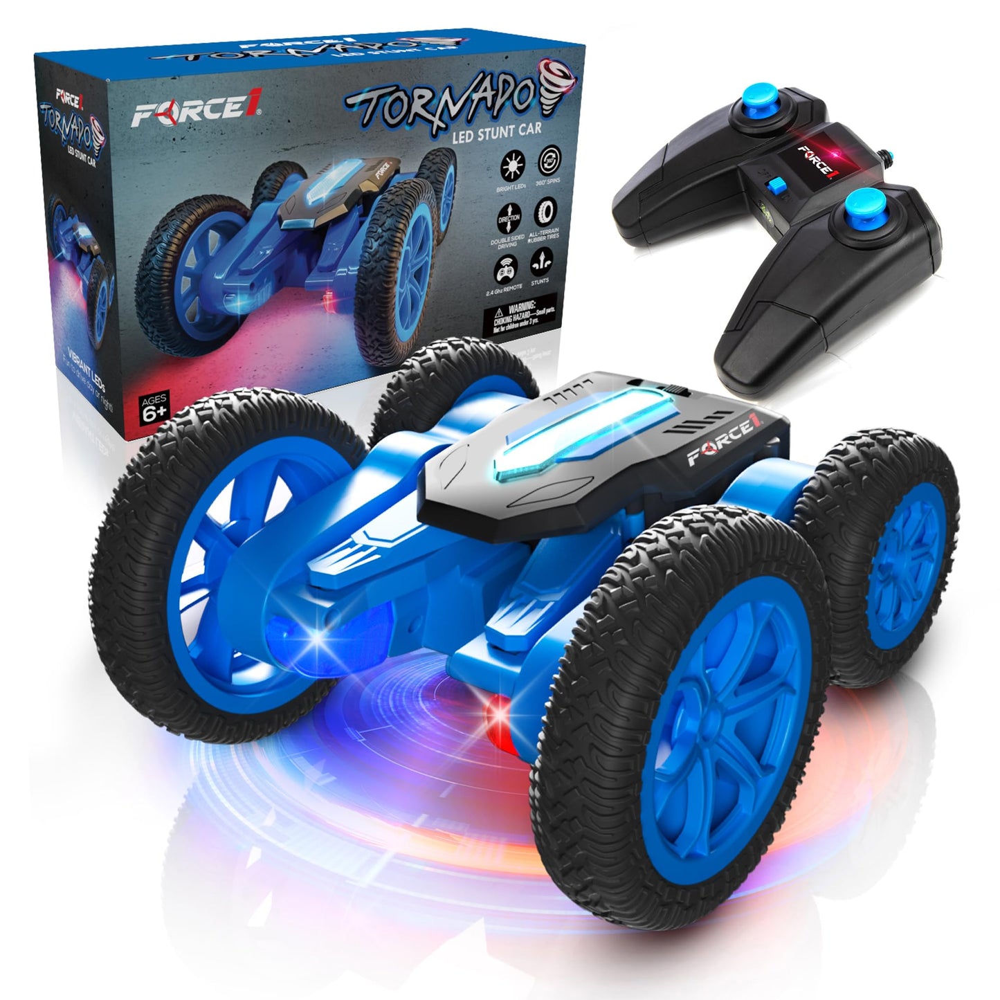 LED Remote Control RC Car for Kids