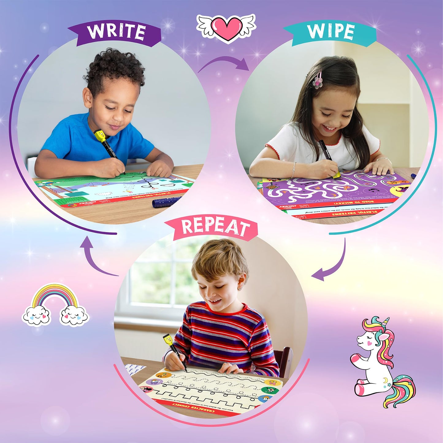 Skillmatics Search and Find Disney Princess Educational Game - Reusable Preschool Learning Activities, Perfect for Toddlers & Kids Who Love Toys, Art & Crafts, Gifts for Boys & Girls Ages 3, 4, 5, 6