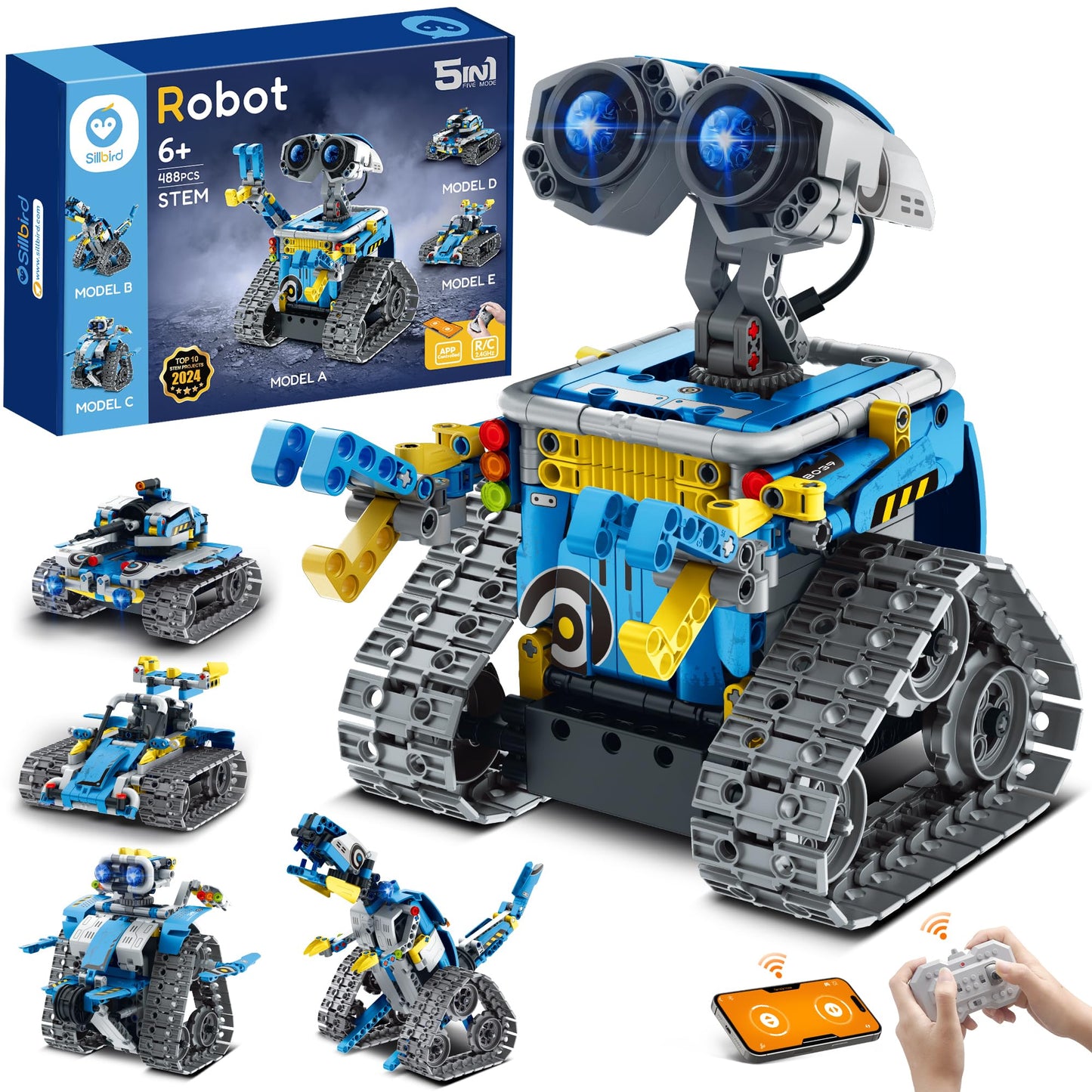Robot Building Kit with Remote Control