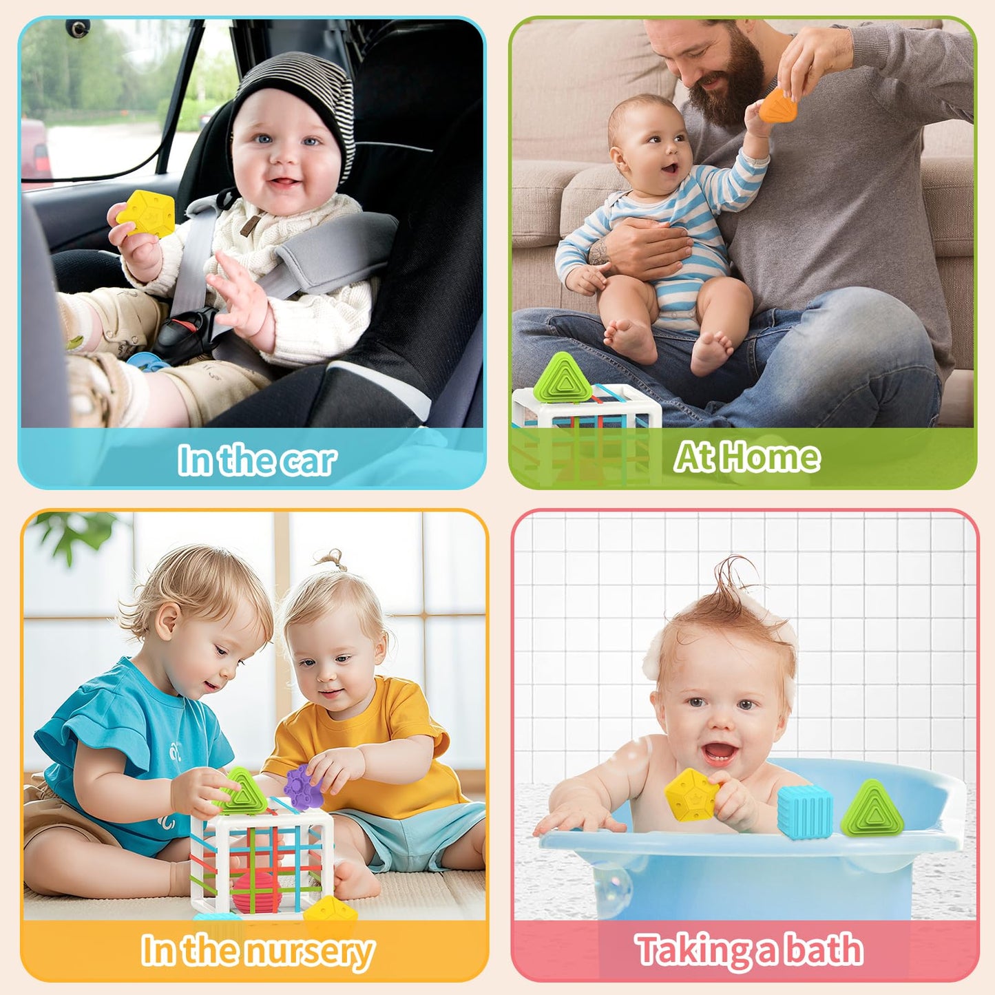 Multi Sensory Shape Montessori Toys