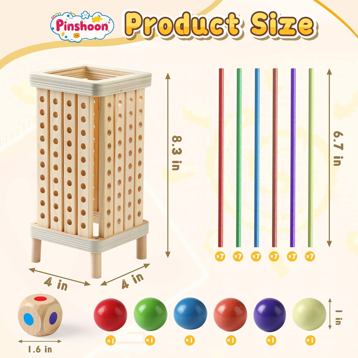 Montessori Game Wooden Board Game