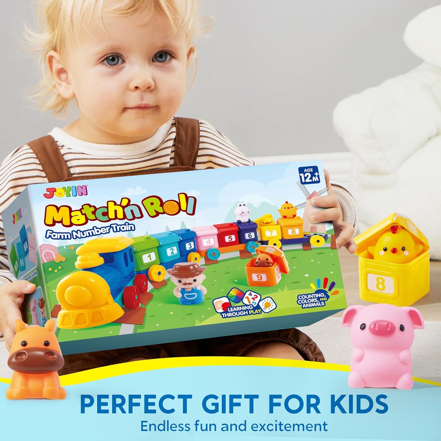 Matching & Sorting Montessori Train Toys