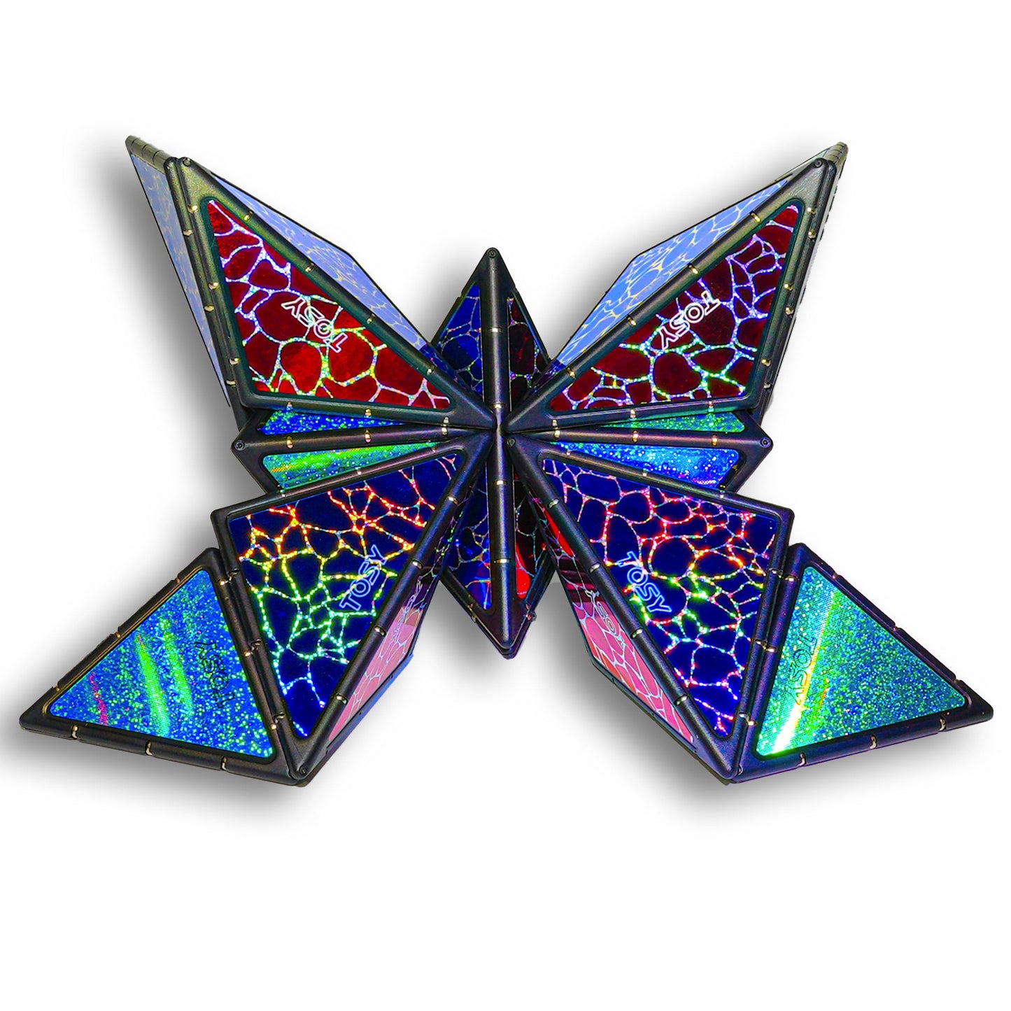 Magnets, Glowing, Holographic Pyramid Puzzle Game
