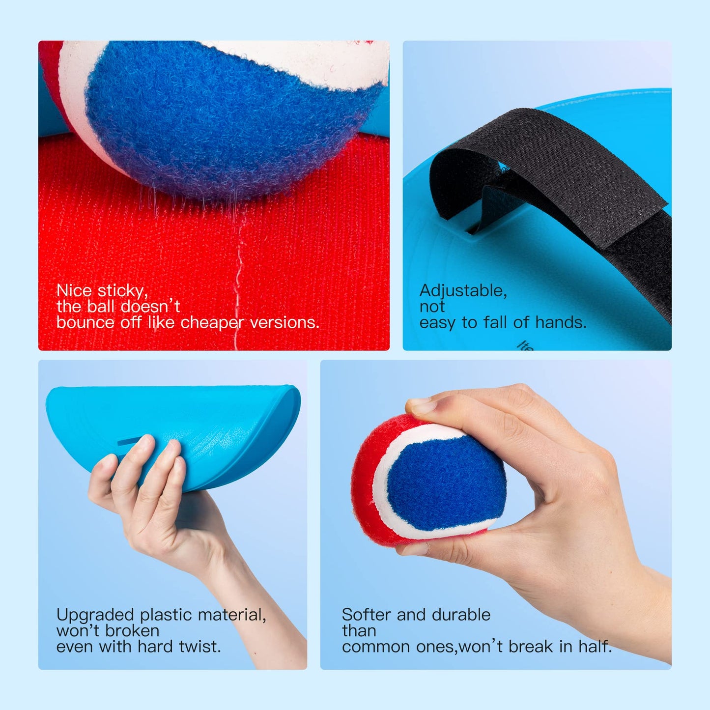 Upgraded Toss and Catch Ball Game Set