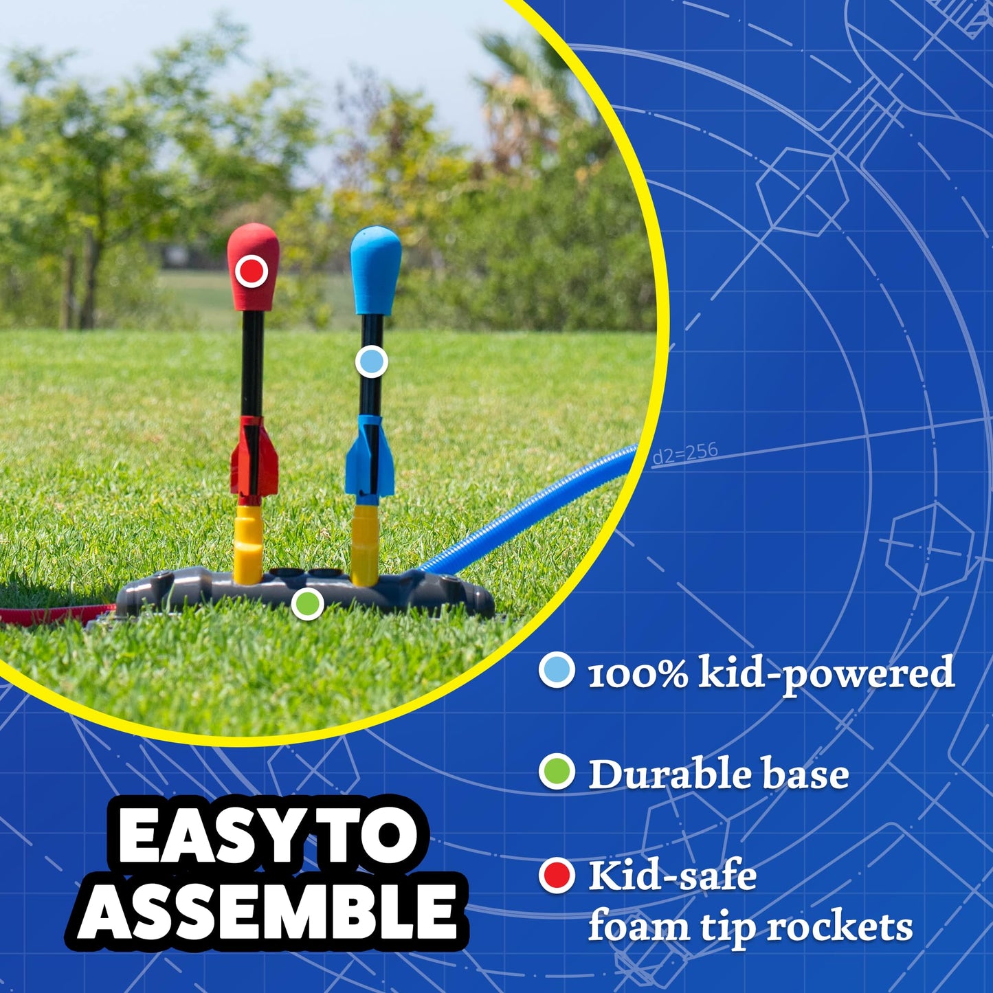Stomp Dueling Rocket Launcher for Kids