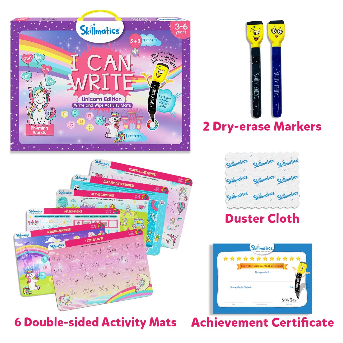 Skillmatics Search and Find Disney Princess Educational Game - Reusable Preschool Learning Activities, Perfect for Toddlers & Kids Who Love Toys, Art & Crafts, Gifts for Boys & Girls Ages 3, 4, 5, 6