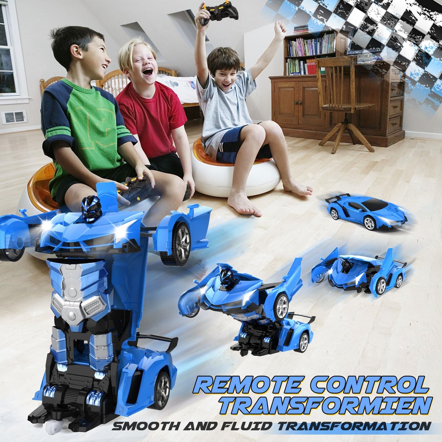 Transform Remote Control Car Toy for Kids