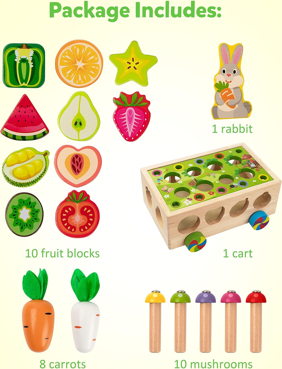Montessori Fine Motor Toys for Baby Toddler