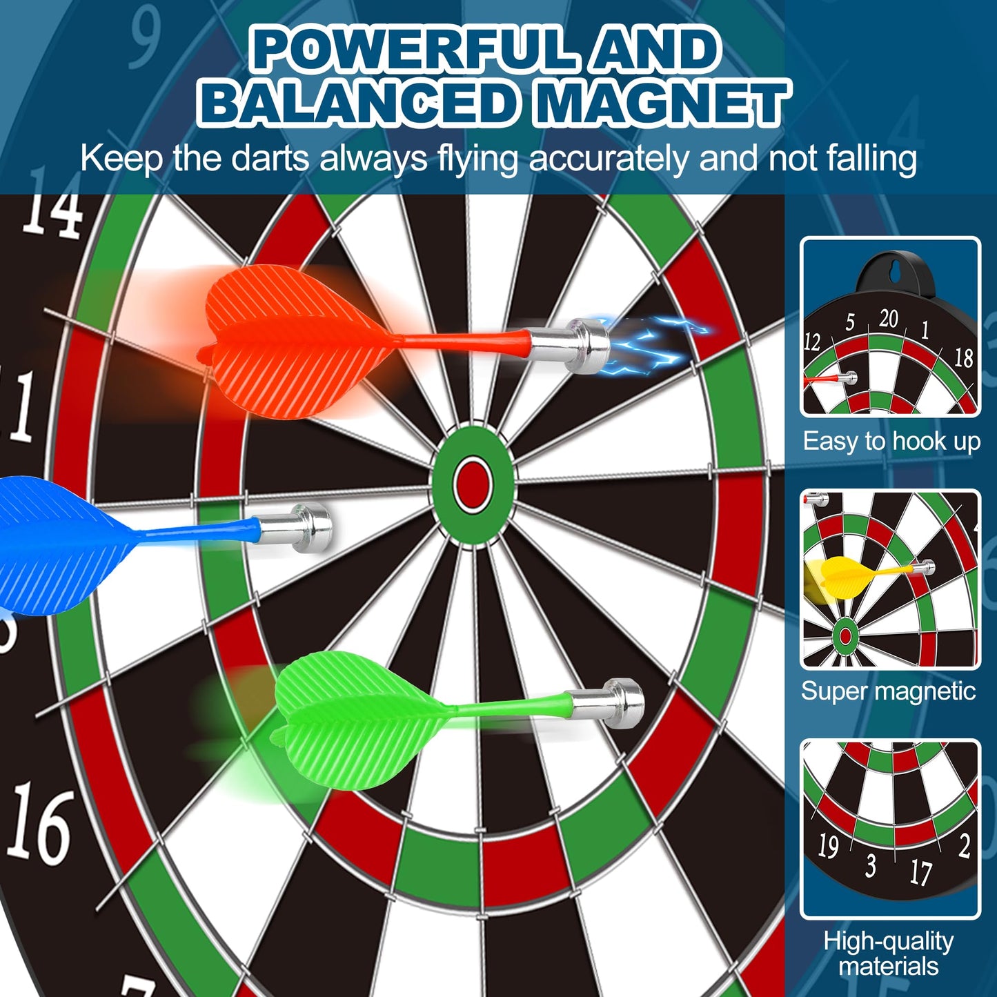 Magnetic Dart Board for Kids