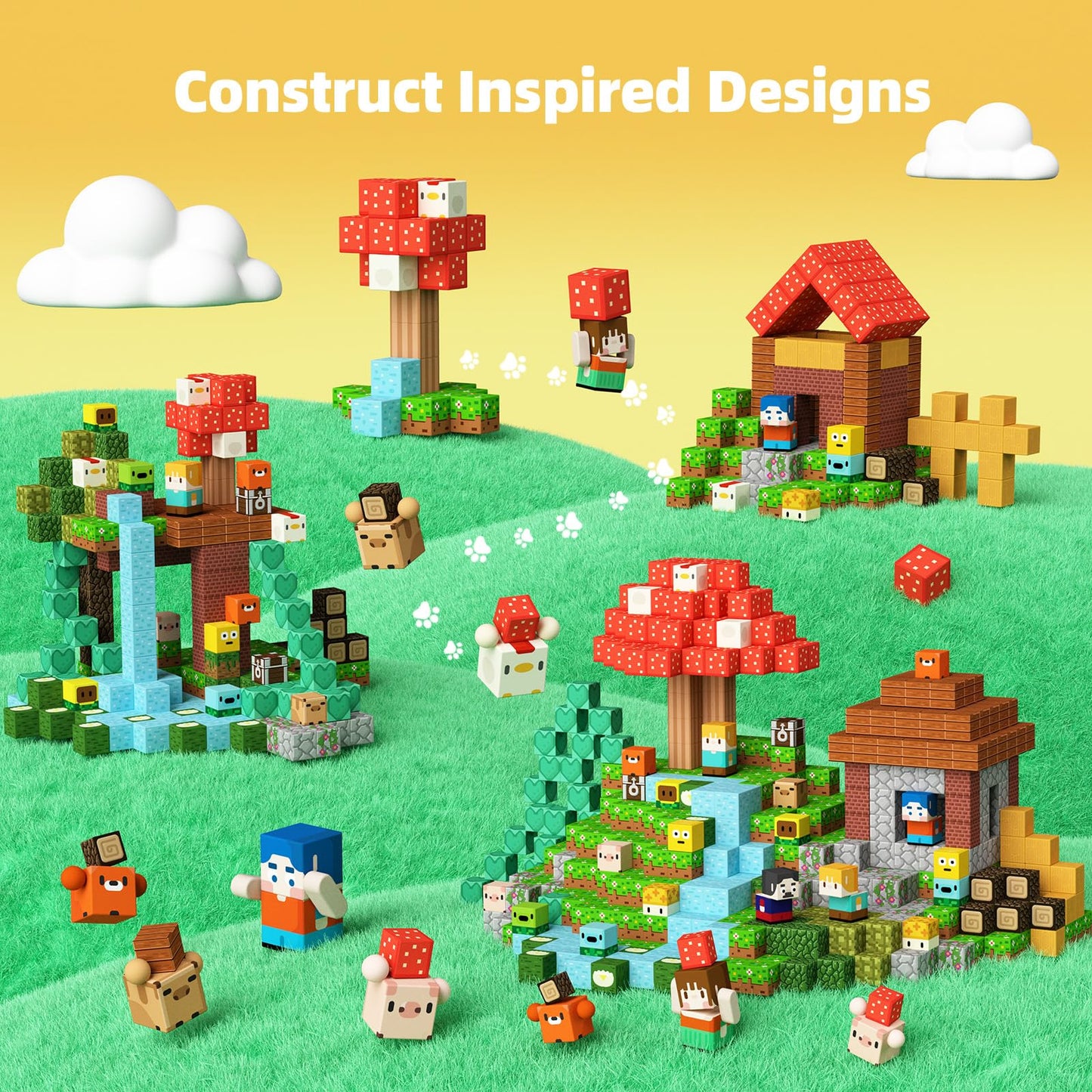 Magnetic Building Blocks
