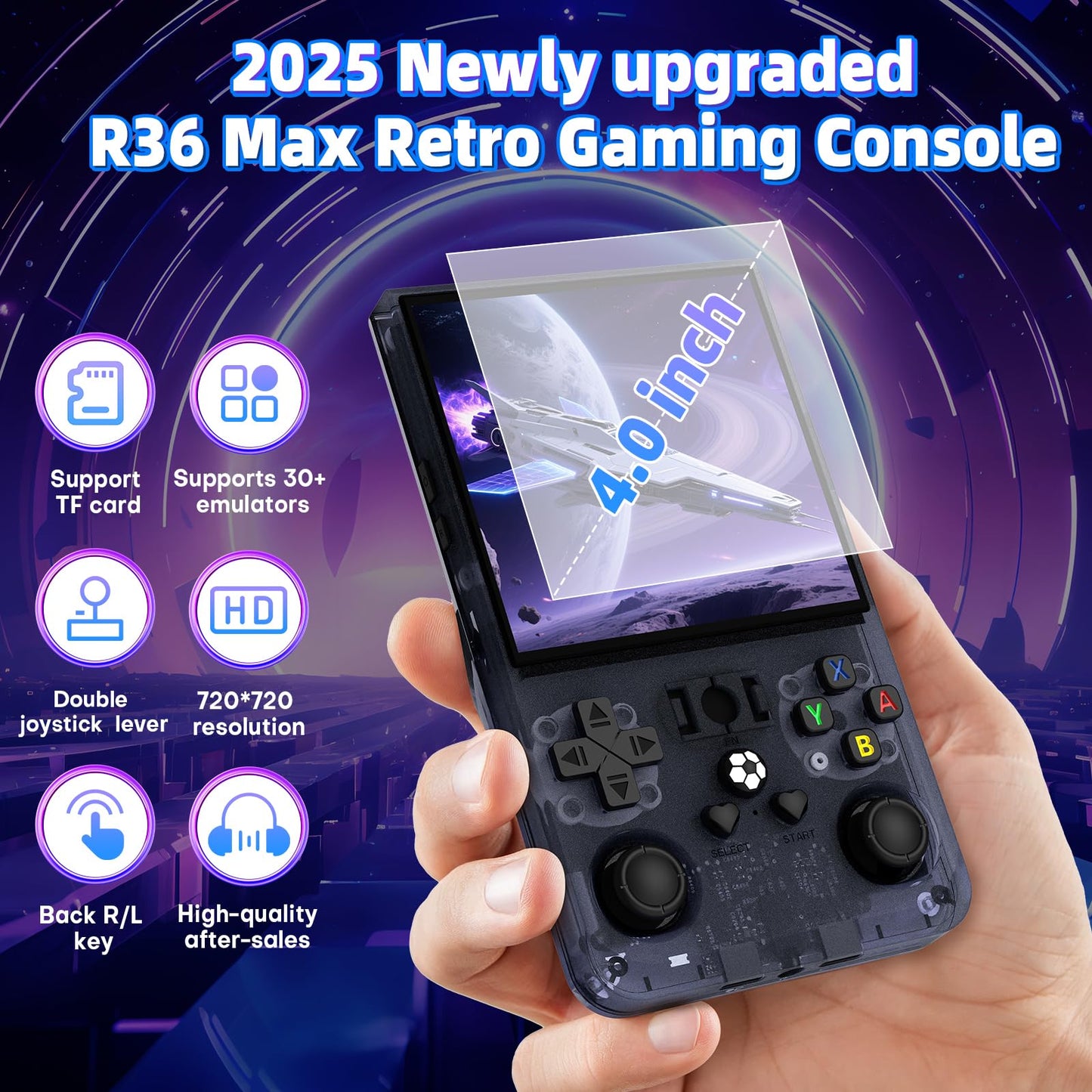 R36 Max Retro Gaming Console
