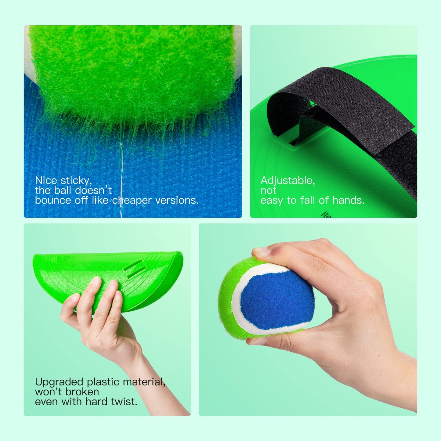 Upgraded Toss and Catch Ball Game Set