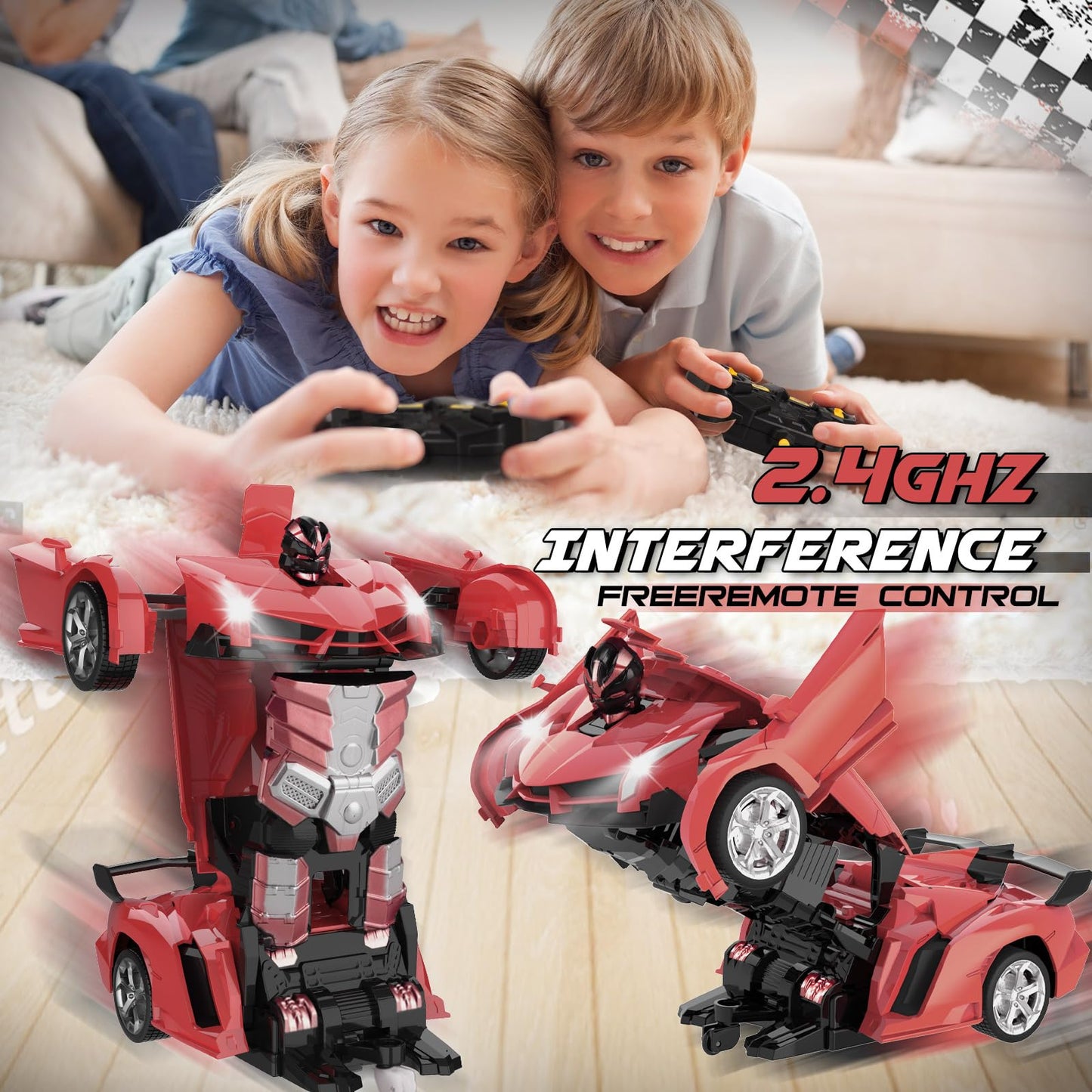 Transform Remote Control Car Toy for Kids